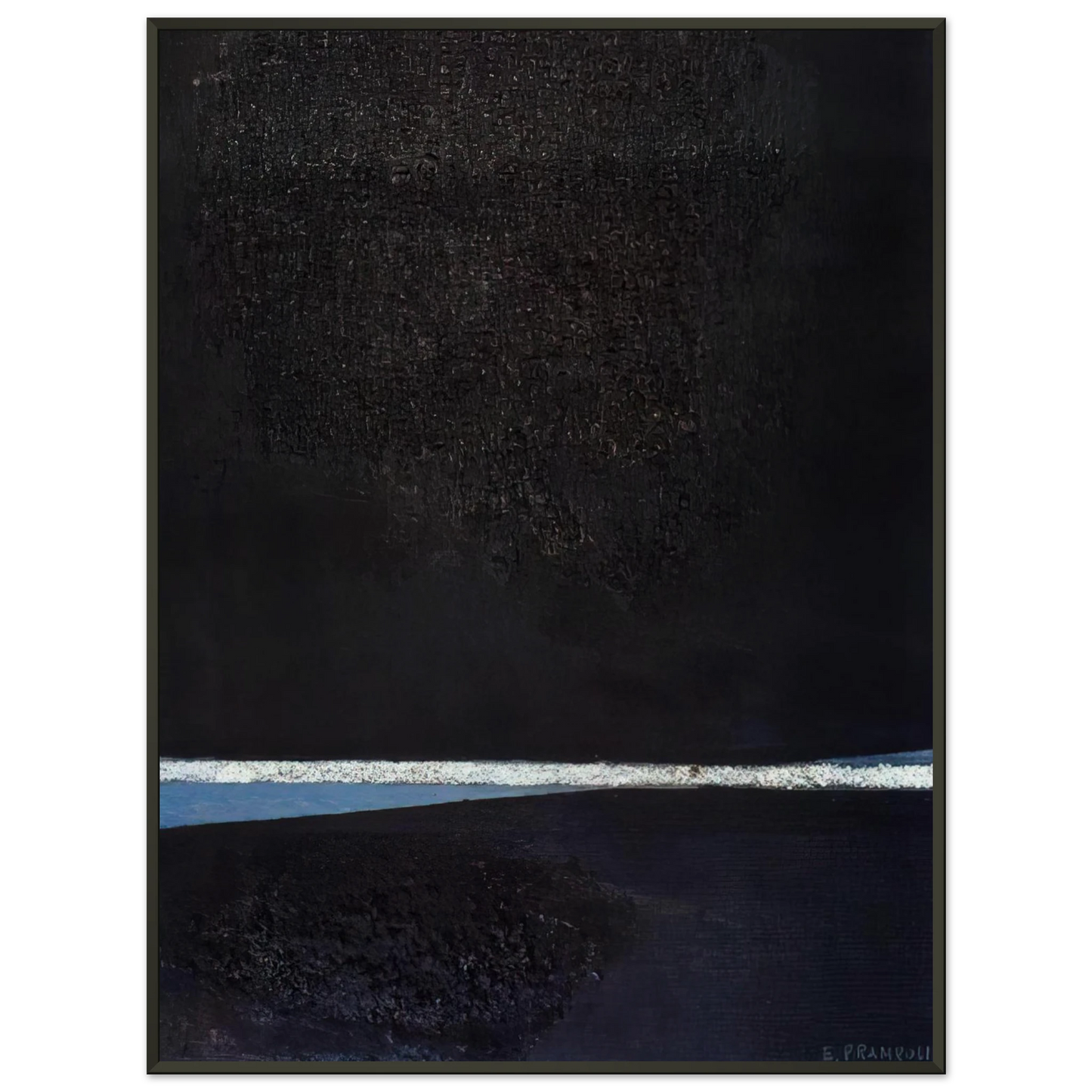 Enrico Prampolini ASTRAZIONE PLASTICA X 1955 Framed Art Print - Aluminum Frame - 70x100 cm / 28x40 inches