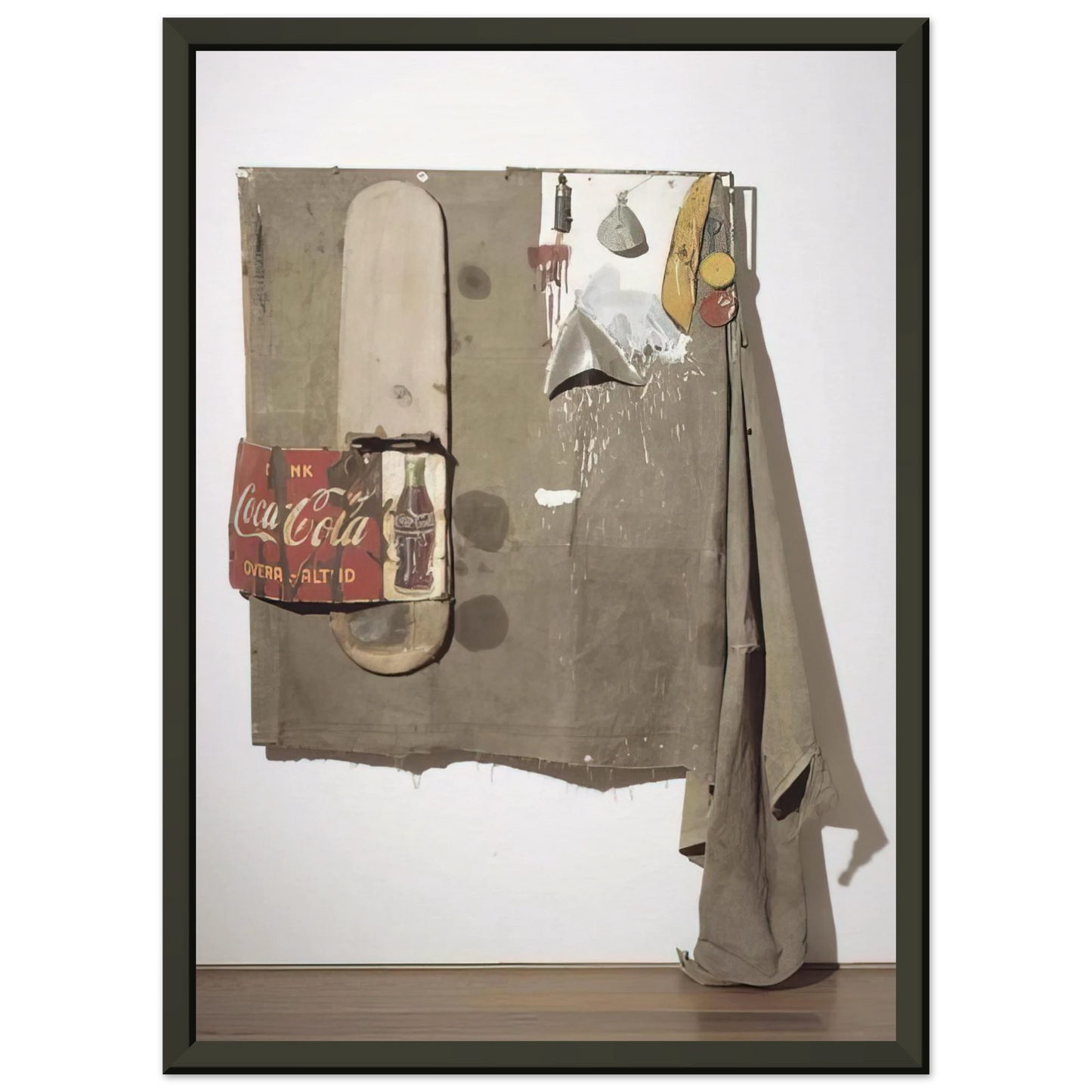 Robert Rauschenberg DYLABY 1962 Framed Art Print - Aluminum Frame - 70x100 cm / 28x40 inches