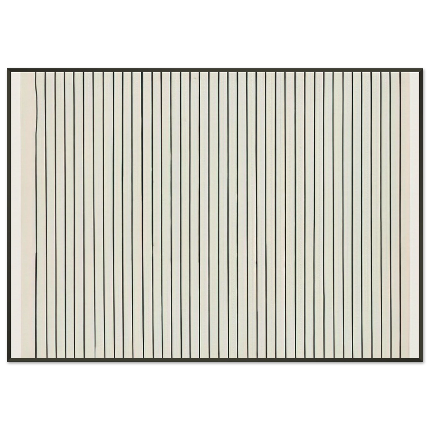 Ellsworth Kelly Vertical Lines from the series Line Form Color Framed Art Print - Aluminum Frame - 21x29.7 cm / 8x12"
