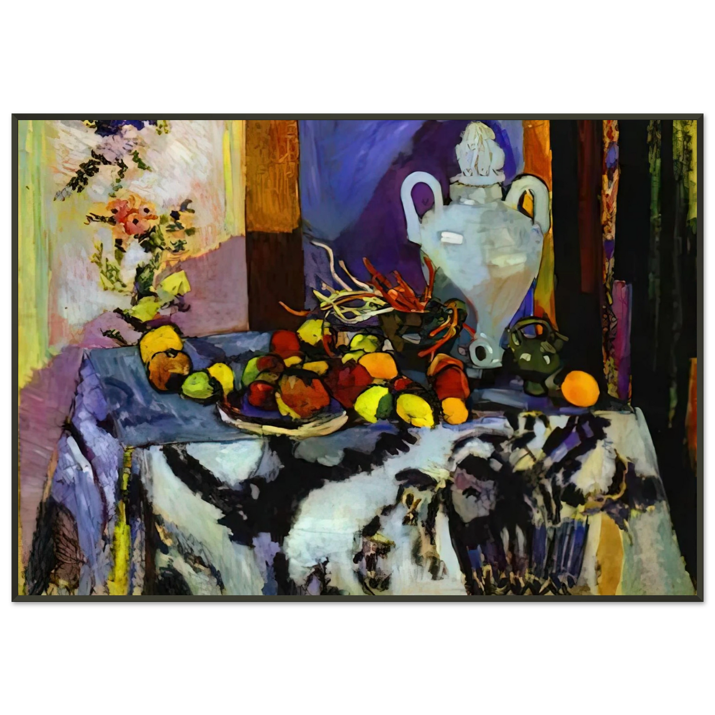 Henri Matisse  BLUE STILL LIFE Framed Art Print  - Aluminum Frame - 21x29.7 cm / 8x12"