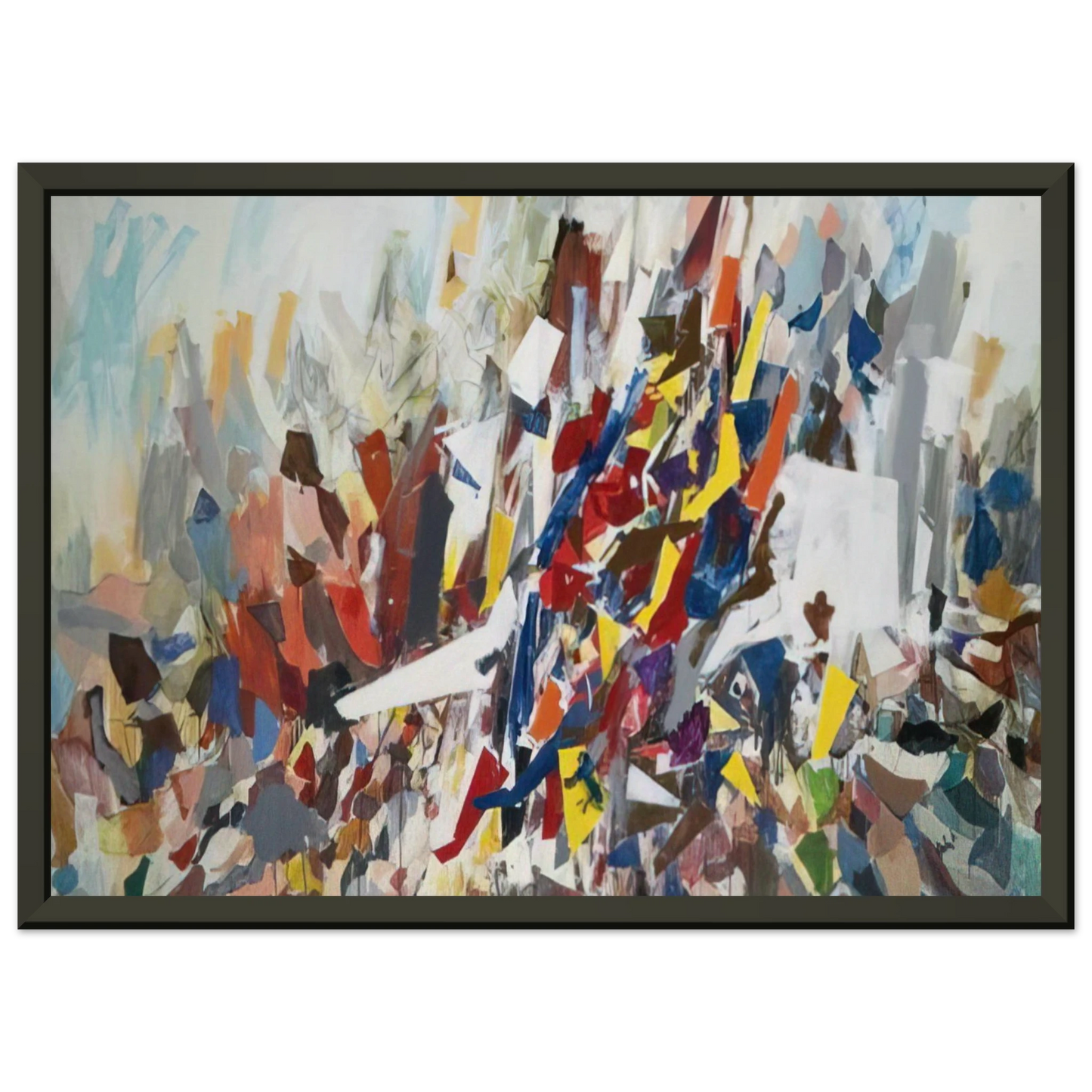 Robert Goodnough 9th Street 1978 Framed Art Print - Aluminum Frame - 60x80 cm / 24x32 inches