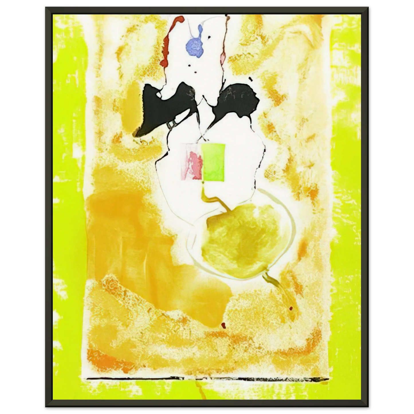 Helen Frankenthaler Solar Imp 2001 Framed Art Print - Aluminum Frame - 40x50 cm / 16x20 inches