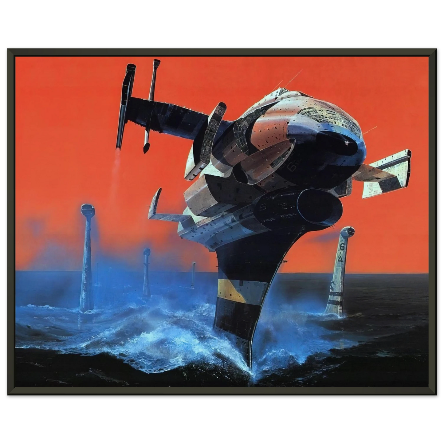 Chris Foss Chris Foss Framed Art Print - Aluminum Frame - 70x100 cm / 28x40 inches