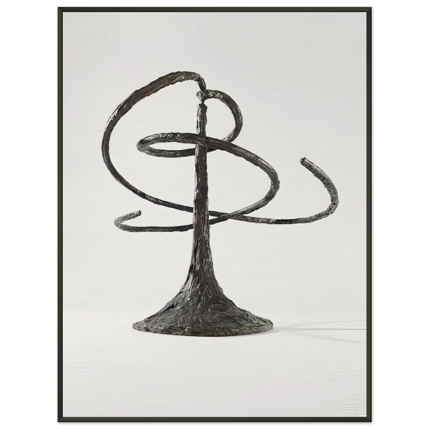 Alexander Calder THE HELICES DOUBLE HELIX 1944 Framed Art Print - Aluminum Frame - 40x50 cm / 16x20 inches