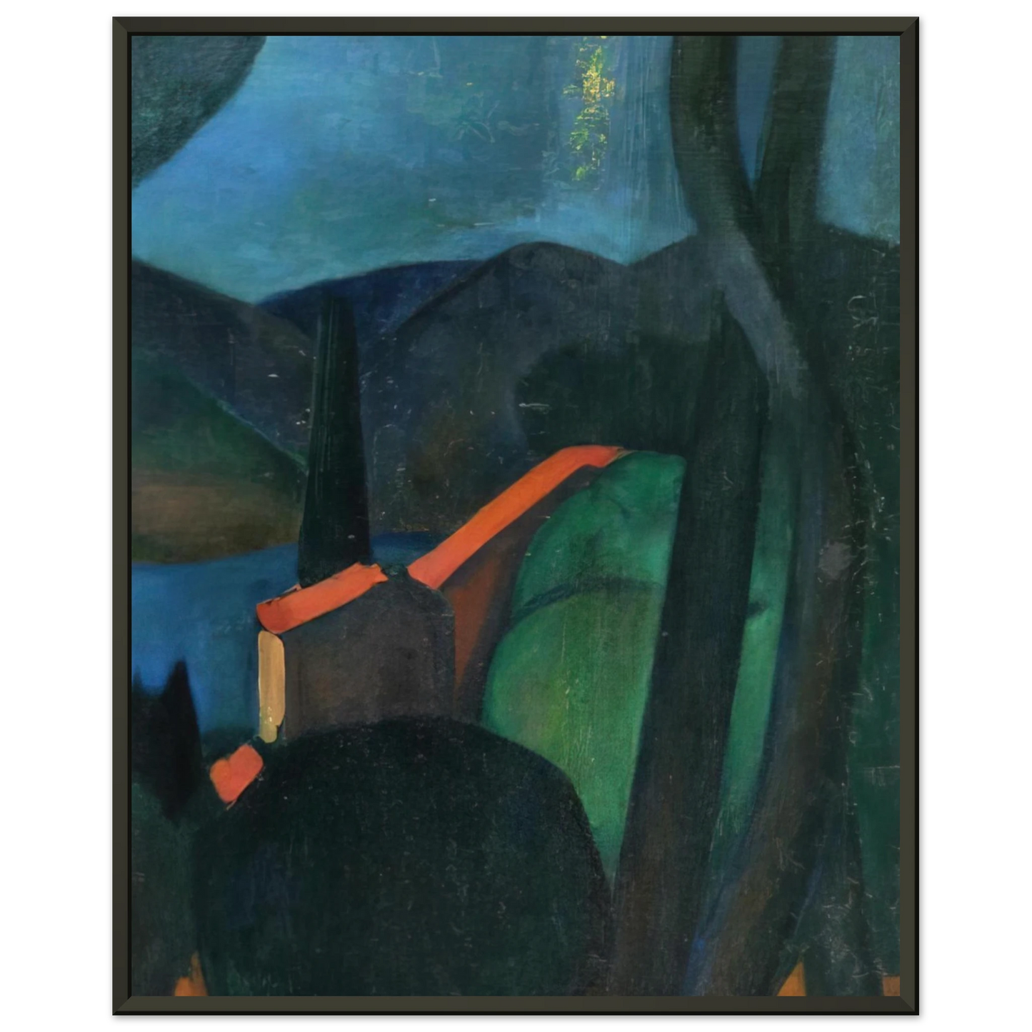 Andre Derain MARTIGUES LANDSCAPE 1908 Framed Art Print - Aluminum Frame - 40x50 cm / 16x20 inches