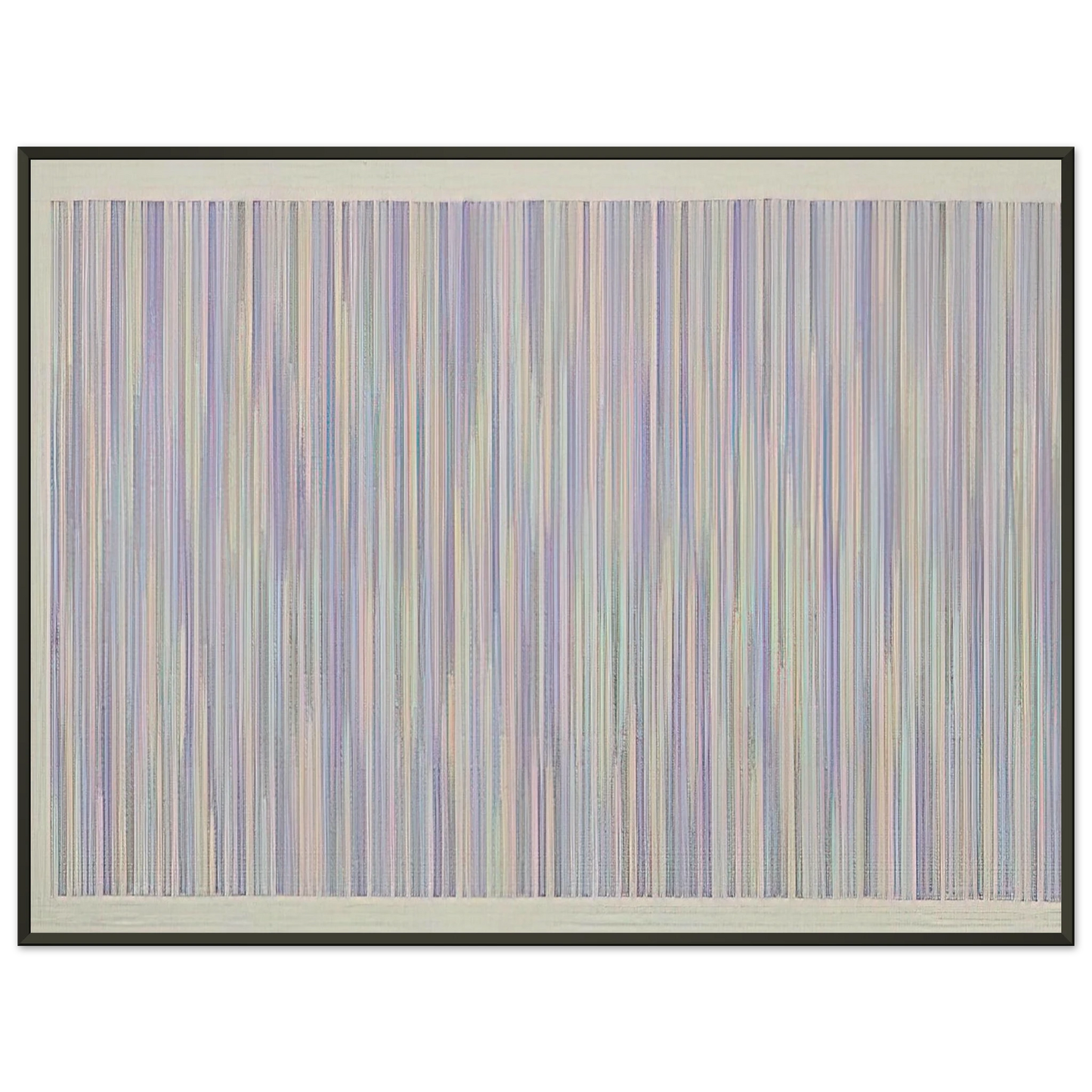 Gene Davis  Pocono  1984 Framed Art Print  - Aluminum Frame - 40x50 cm / 16x20 inches