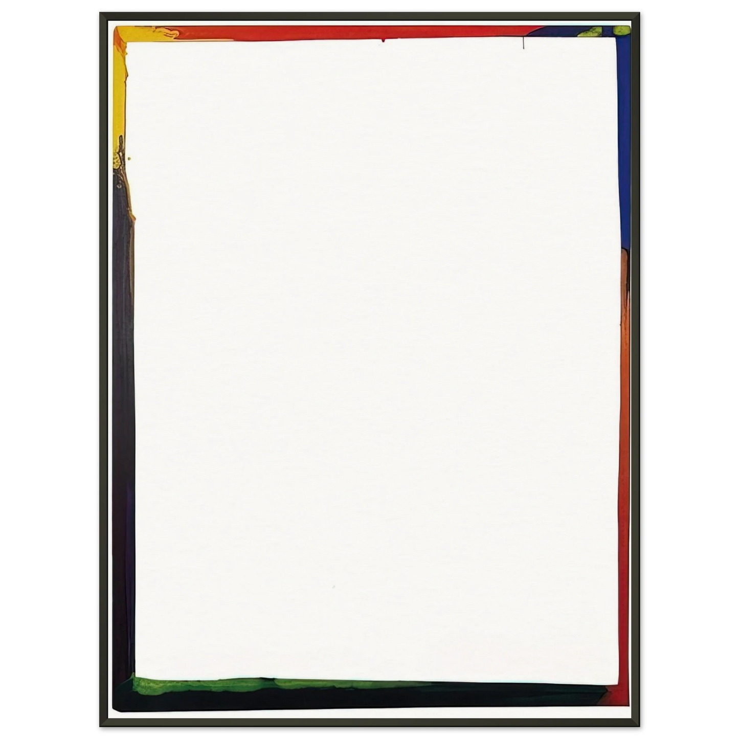 Sam Francis Acrylic on canvas Framed Art Print - Aluminum Frame - 70x100 cm / 28x40 inches