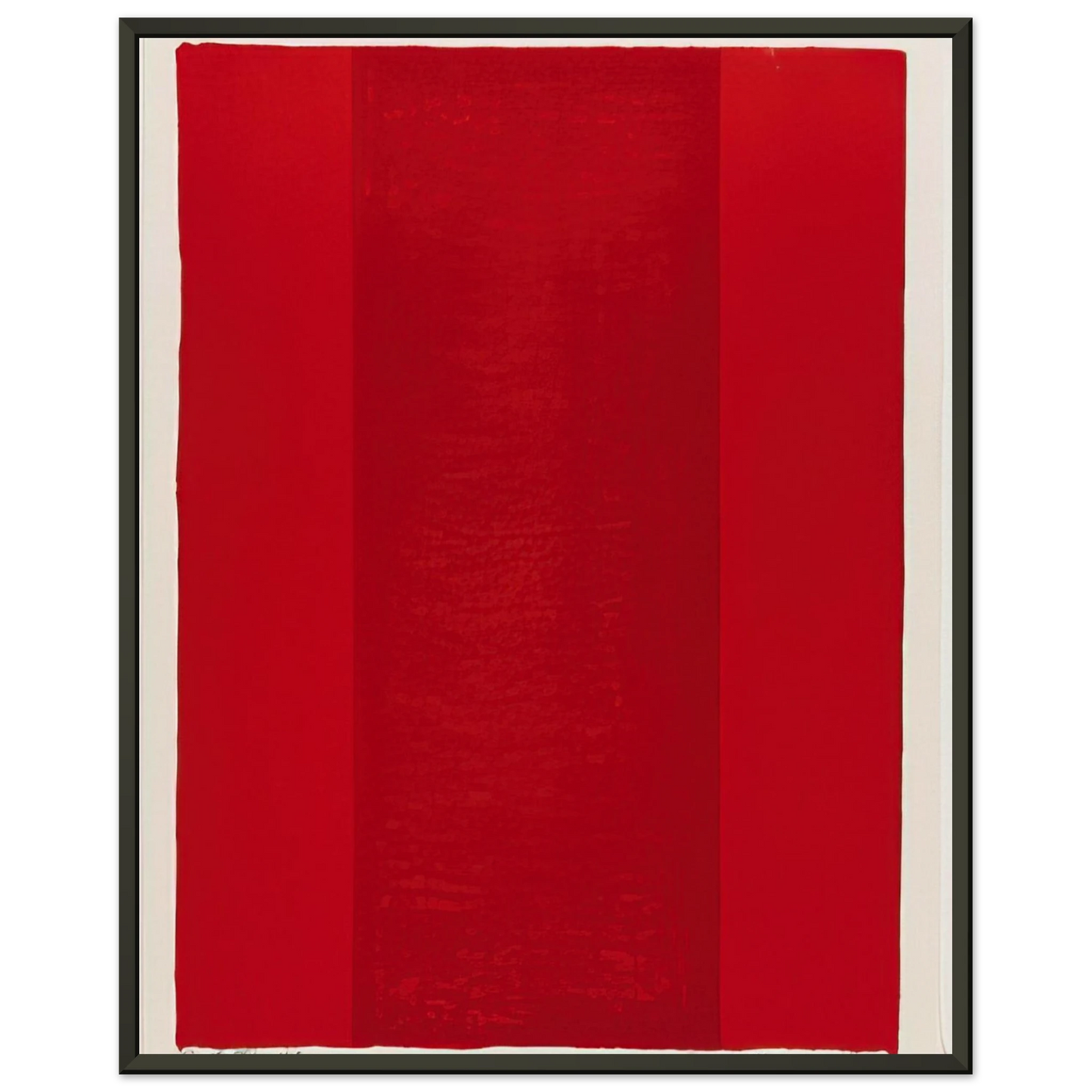 Barnett Newman Canto XV Framed Art Print - Aluminum Frame - 60x80 cm / 24x32 inches