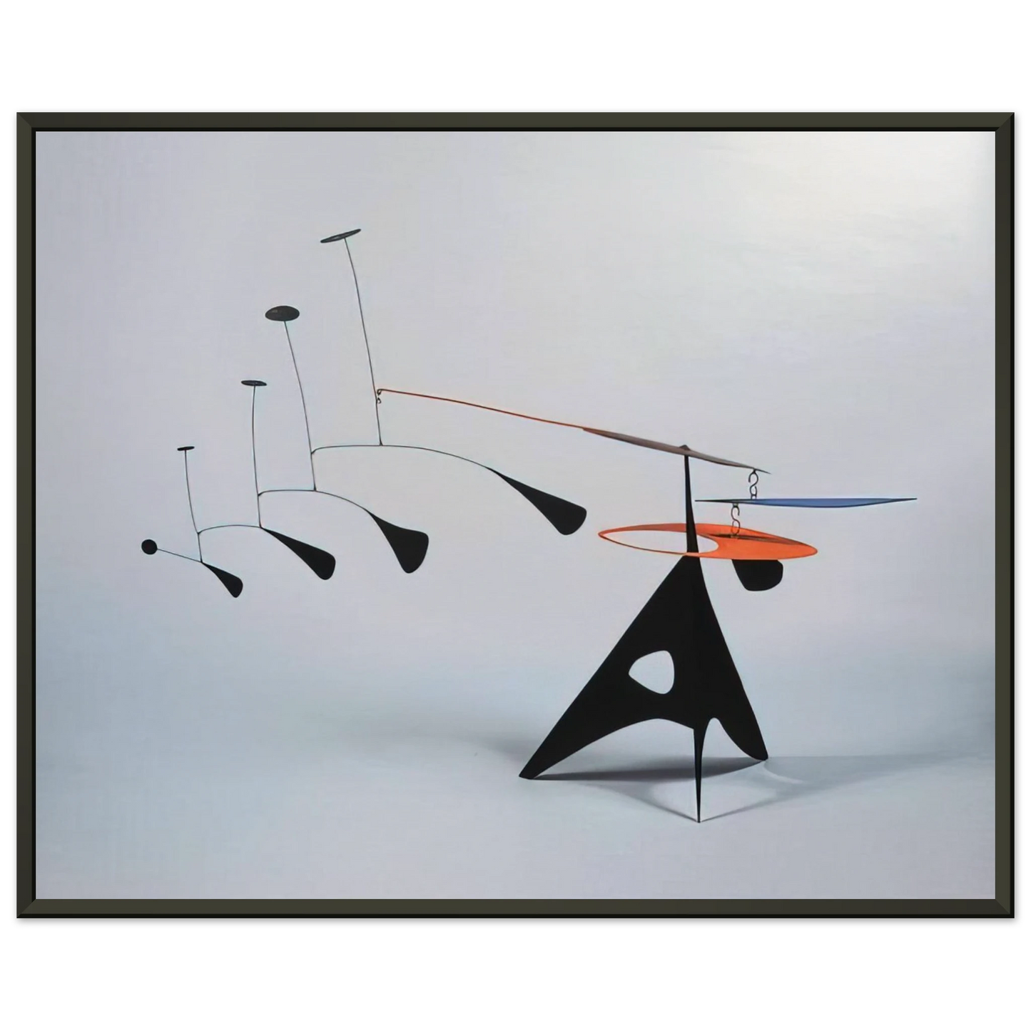 Alexander Calder BLUE FEATHER 1948 Framed Art Print - Aluminum Frame - 40x50 cm / 16x20 inches
