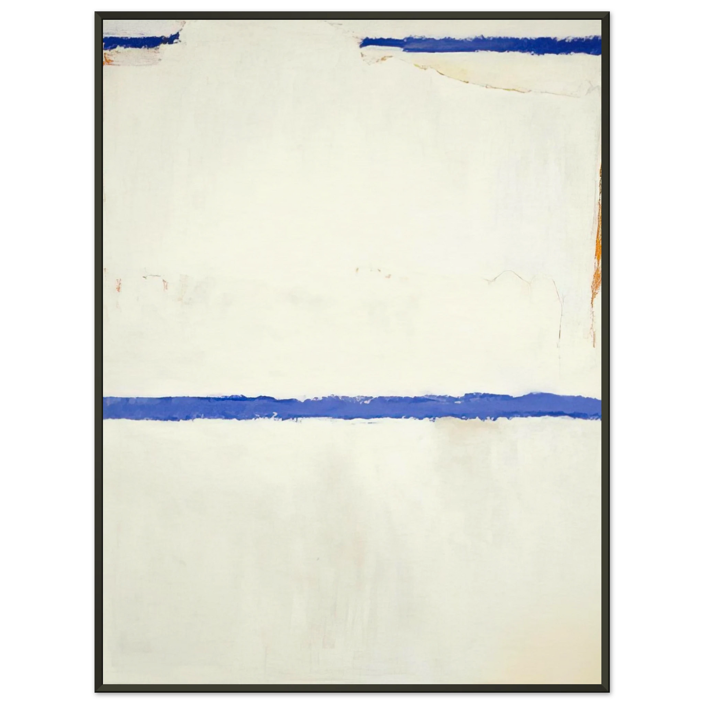 Theodoros Stamos White SunMound 1963 Framed Art Print - Aluminum Frame - 70x100 cm / 28x40 inches