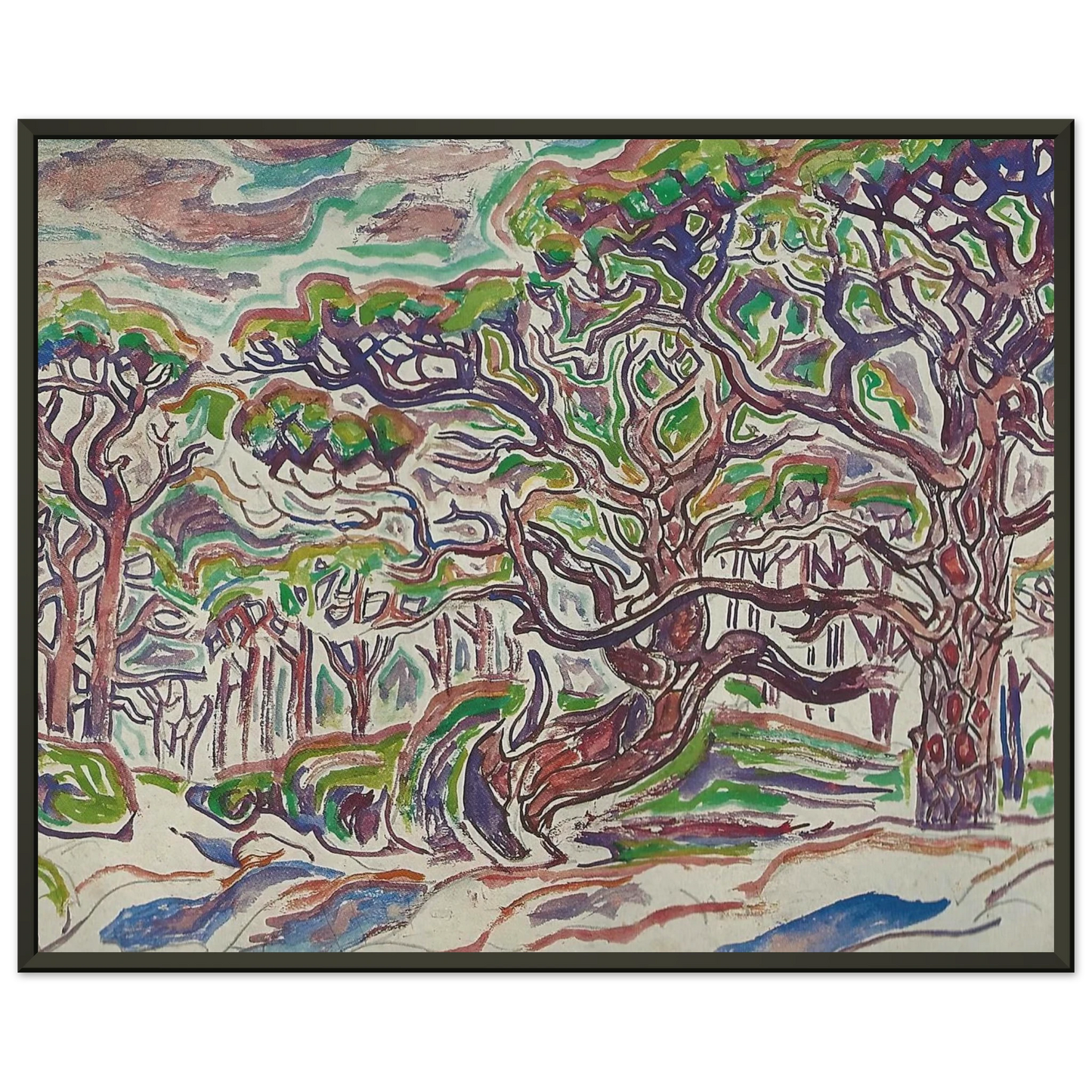 Walter Inglis Anderson Walter Anderson Framed Art Print - Aluminum Frame - 70x100 cm / 28x40 inches