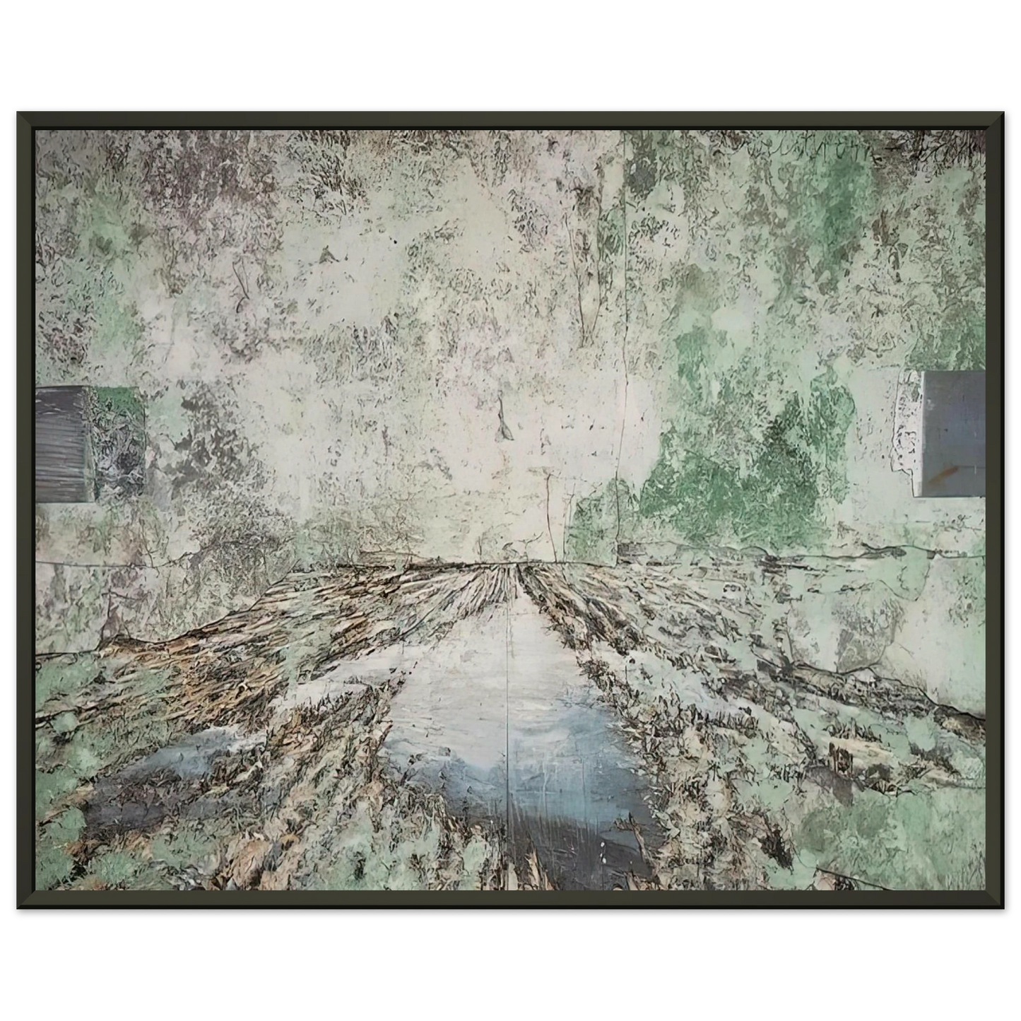 Anselm Kiefer THE LAND OF THE TWO RIVERS ZWEISTROMLAND 1995 Framed Art Print - Aluminum Frame - 70x100 cm / 28x40 inches