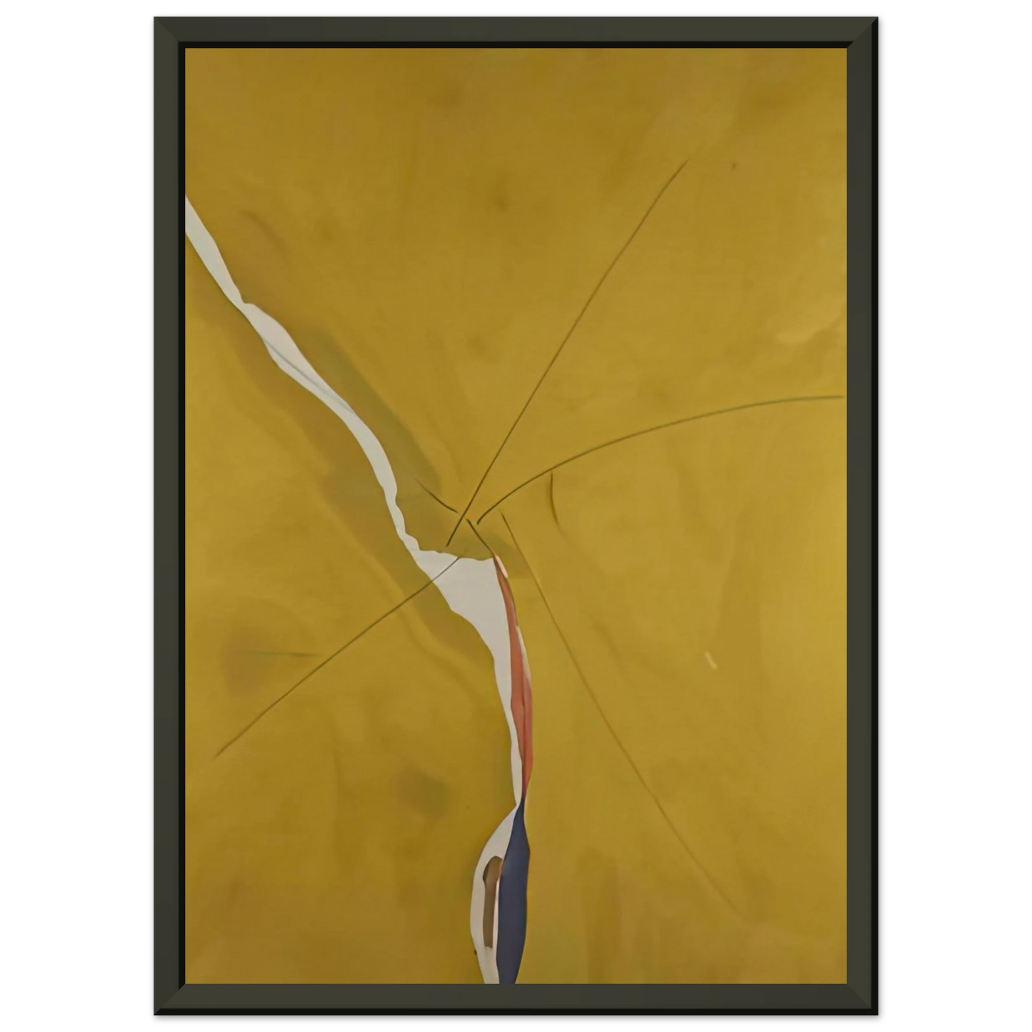 Helen Frankenthaler Sesame 1970 Framed Art Print - Aluminum Frame - 70x100 cm / 28x40 inches