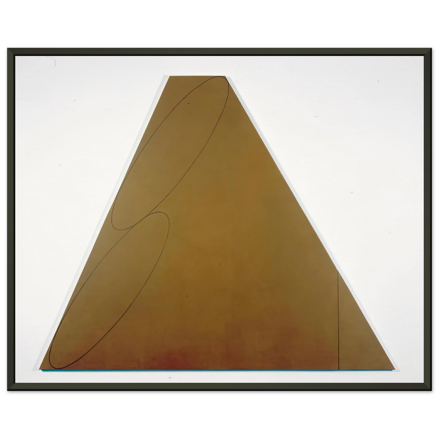 Robert Mangold PLANE FIGURE III 1992 Framed Art Print - Aluminum Frame - 70x100 cm / 28x40 inches
