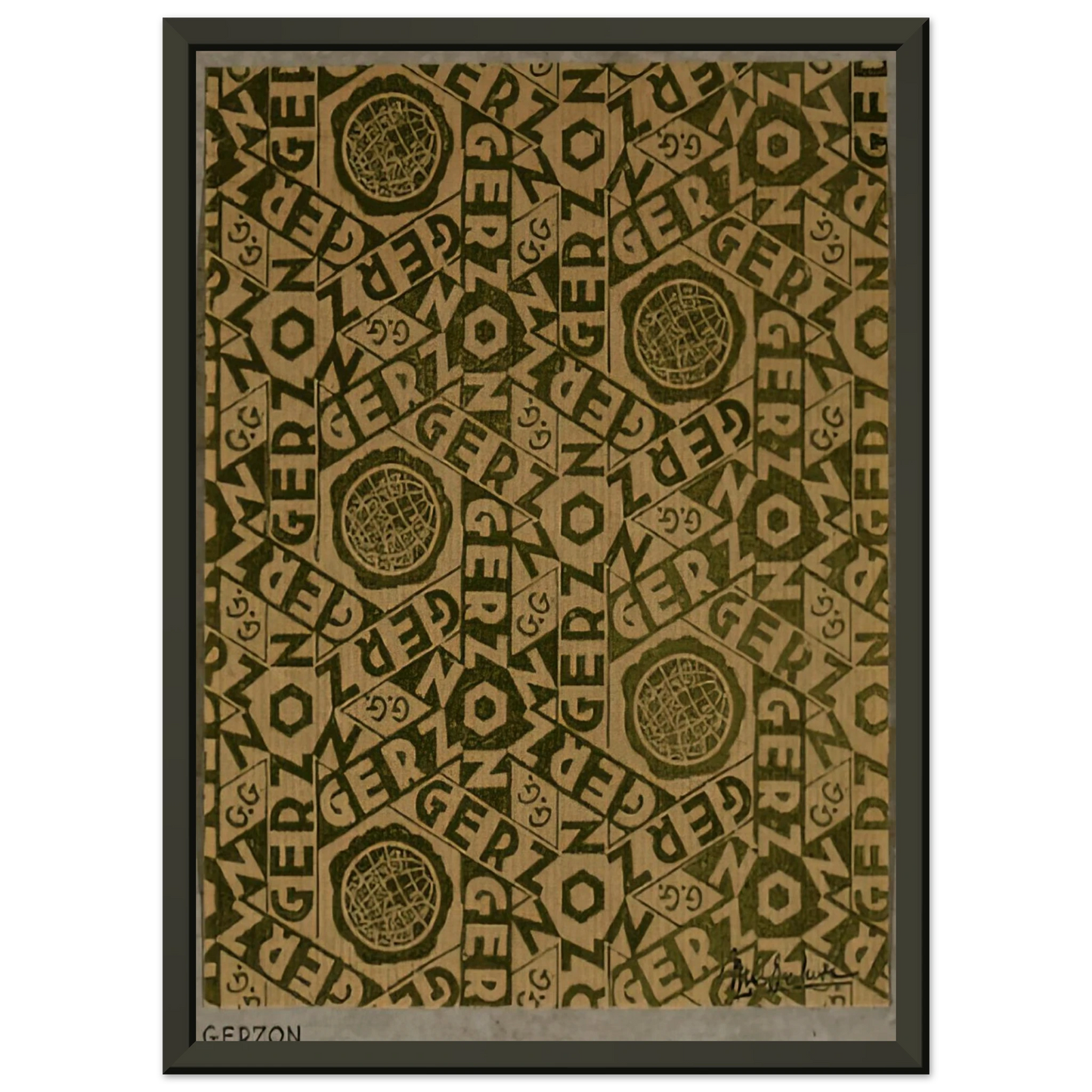 MC Escher  ESCHER 19 Framed Art Print  - Aluminum Frame - 40x50 cm / 16x20 inches