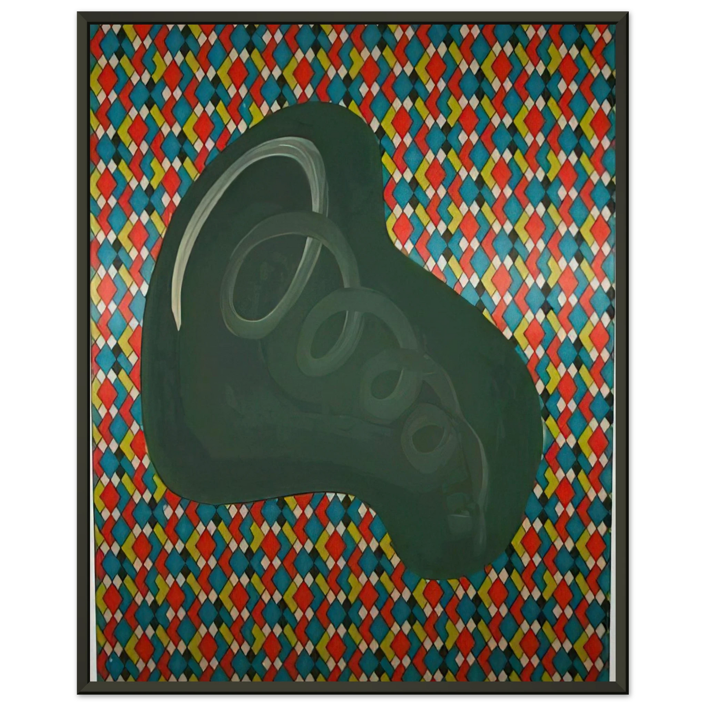 Sigmar Polke NIERENFORM 1969 Framed Art Print - Aluminum Frame - 60x80 cm / 24x32 inches