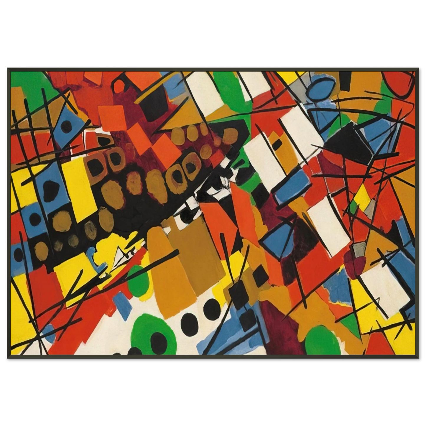 Ernst Wilhelm Nay Pastorale 1954 Framed Art Print - Aluminum Frame - 21x29.7 cm / 8x12"