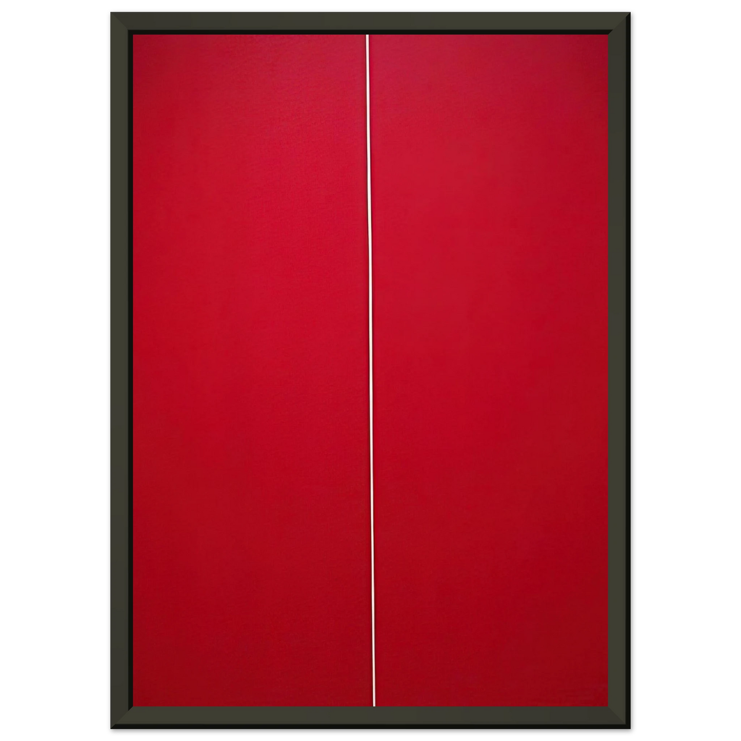 Barnett Newman Be I Framed Art Print - Aluminum Frame - 70x100 cm / 28x40 inches