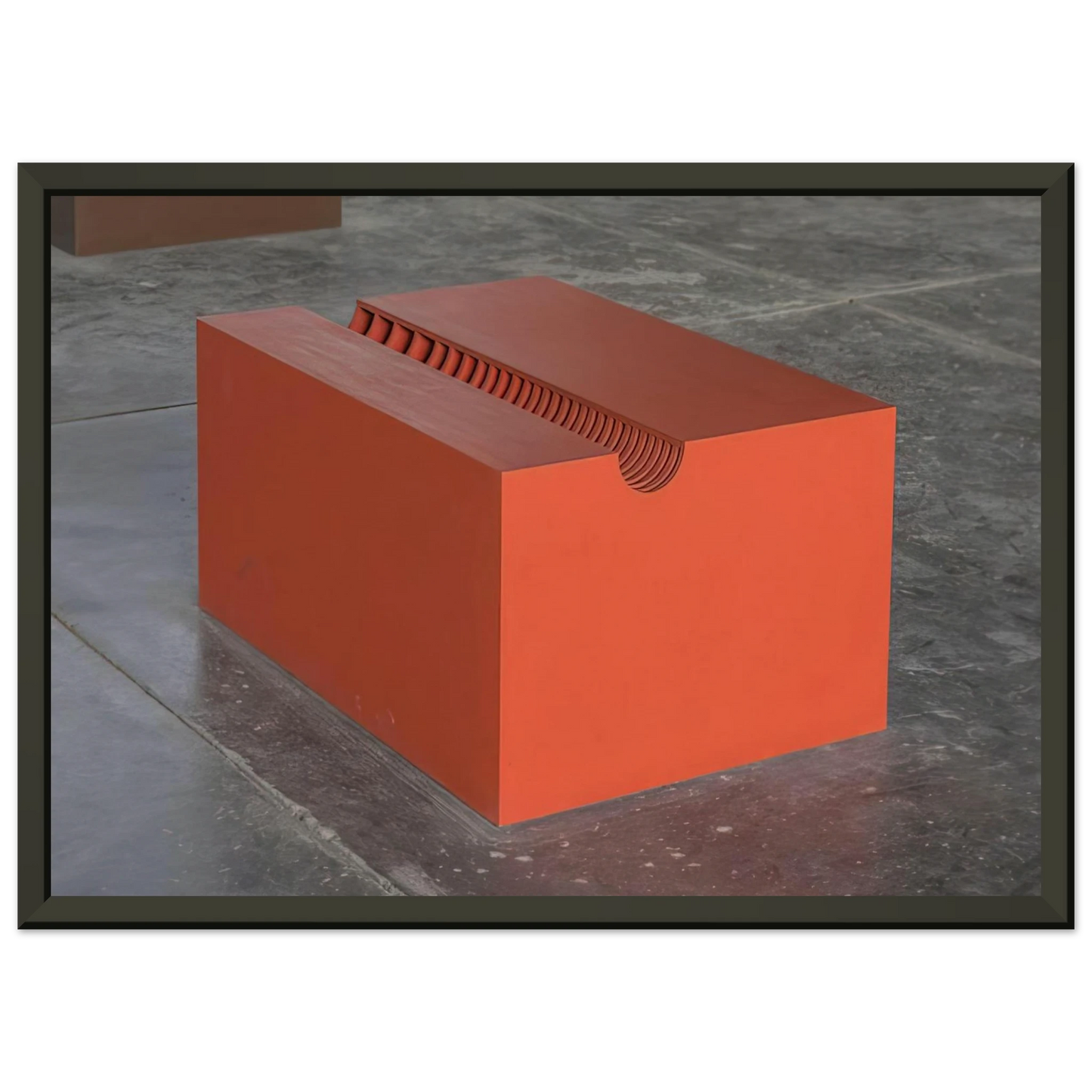 Donald Judd Untitled The Block 1963 Framed Art Print - Aluminum Frame - 60x80 cm / 24x32 inches