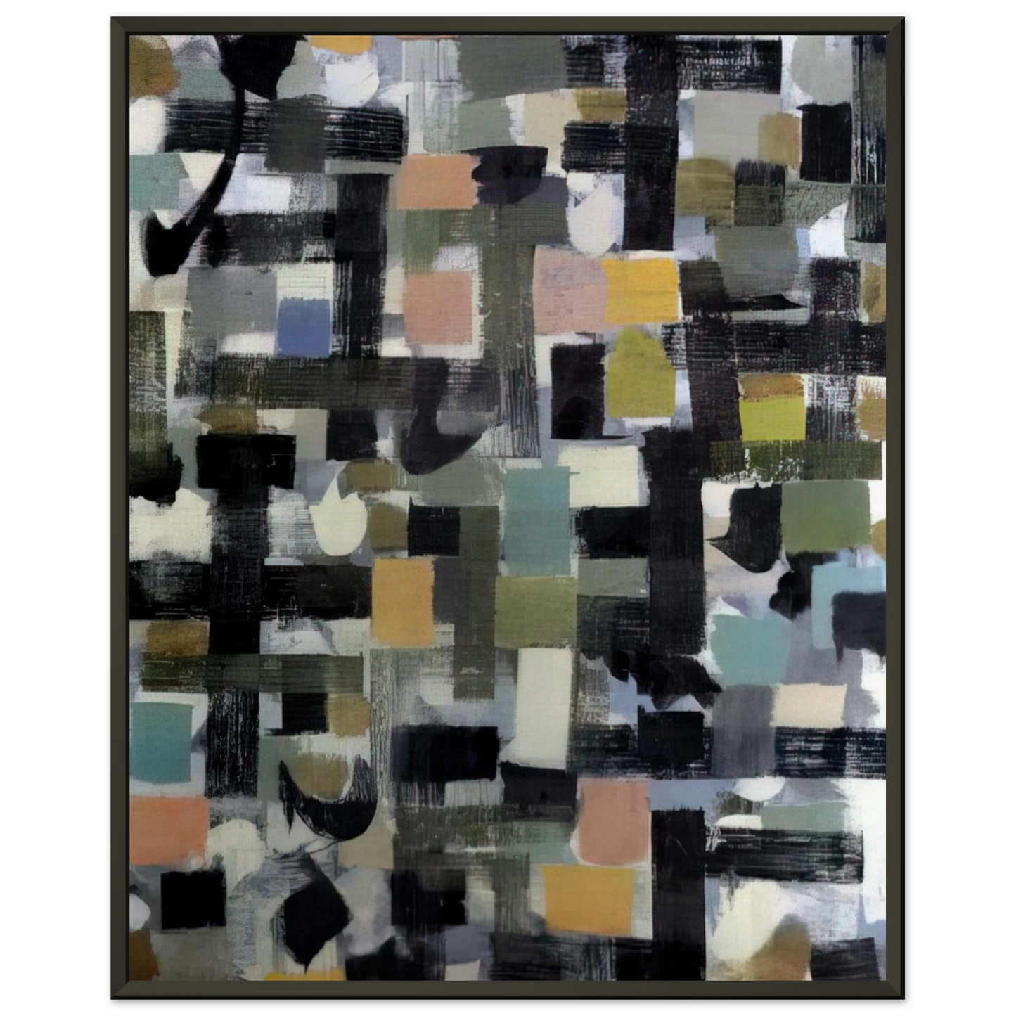 Bradley Walker Tomlin Number 13 1952 Framed Art Print - Aluminum Frame - 70x100 cm / 28x40 inches