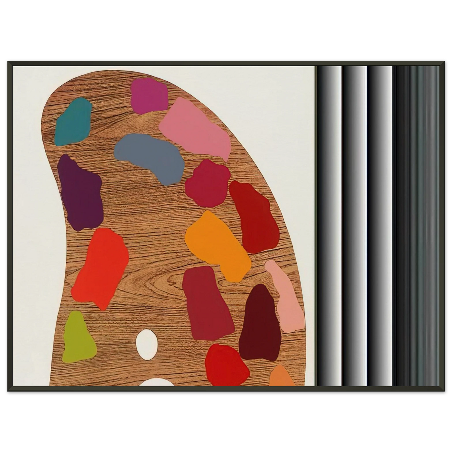 Jim Dine PALETTE II 1969 Framed Art Print - Aluminum Frame - 60x80 cm / 24x32 inches