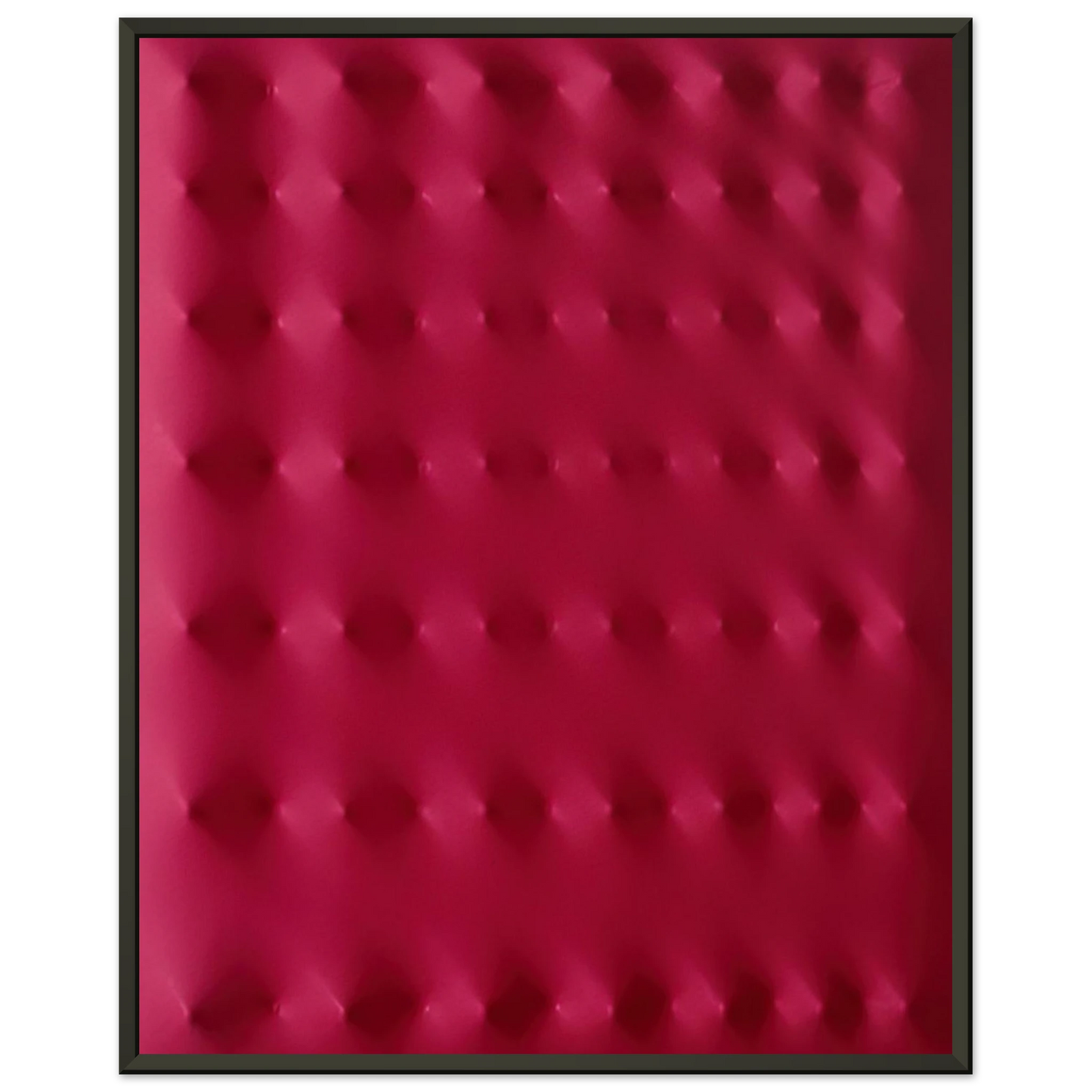 Enrico Castellani Superficie rossa 2006 Framed Art Print - Aluminum Frame - 60x80 cm / 24x32 inches