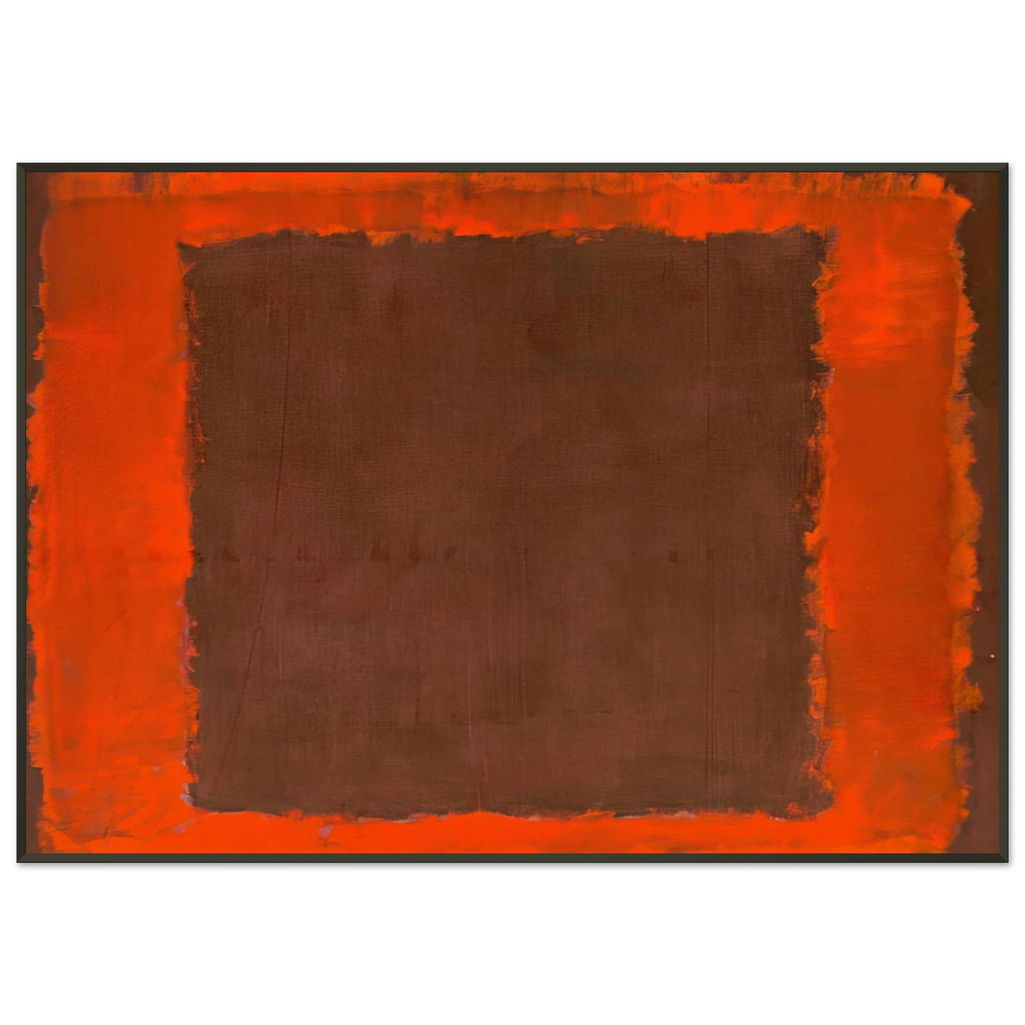 Mark Rothko Untitled Mural for End Wall 1959 Framed Art Print - Aluminum Frame - 21x29.7 cm / 8x12"