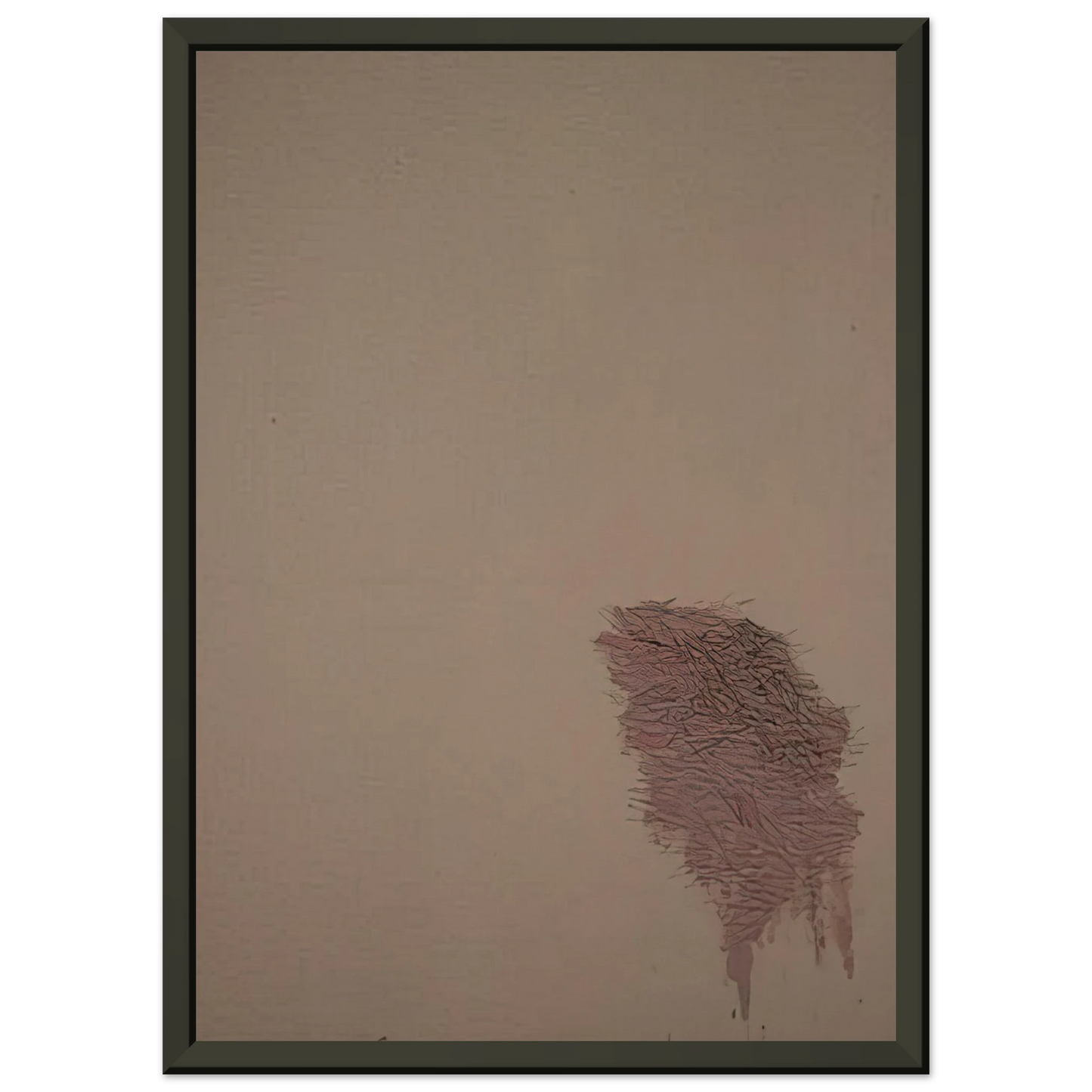 Robert Goodnough Pink Blend 1972 Framed Art Print - Aluminum Frame - 70x100 cm / 28x40 inches