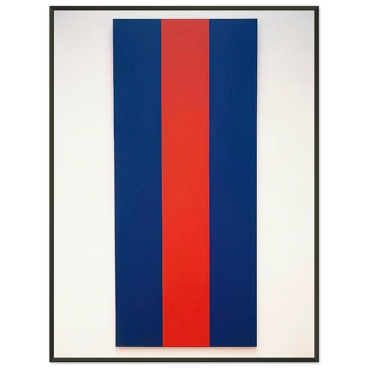 Barnett Newman Voice of Fire Framed Art Print - Aluminum Frame - 40x50 cm / 16x20 inches