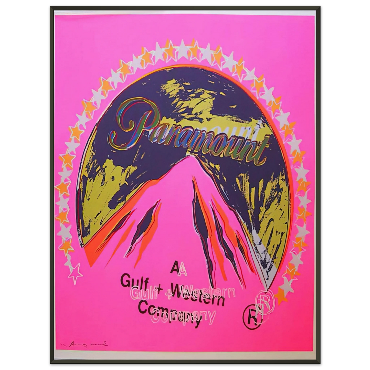 Andy Warhol Paramount Framed Art Print - Aluminum Frame - 70x100 cm / 28x40 inches