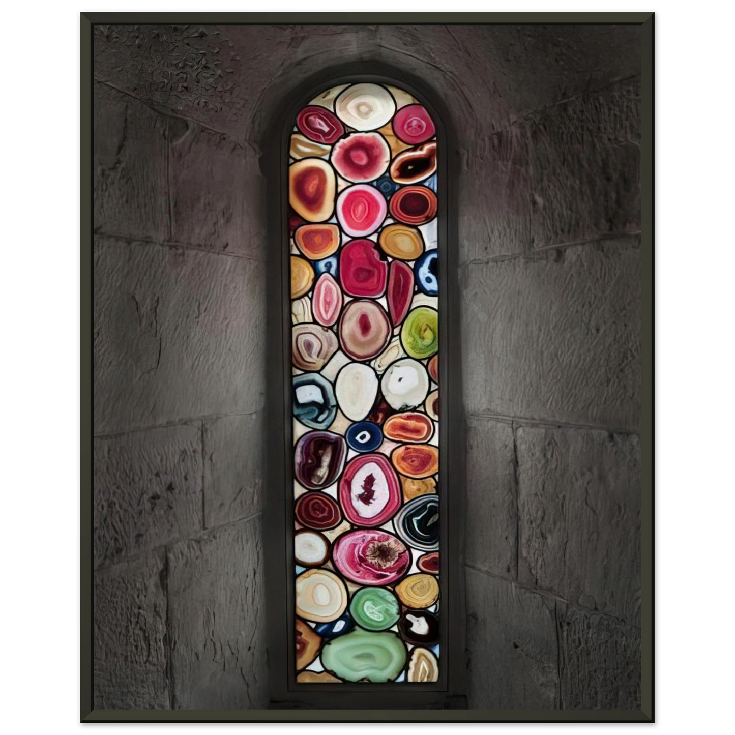 Sigmar Polke AHATFENSTER 2009 2 Framed Art Print - Aluminum Frame - 70x100 cm / 28x40 inches