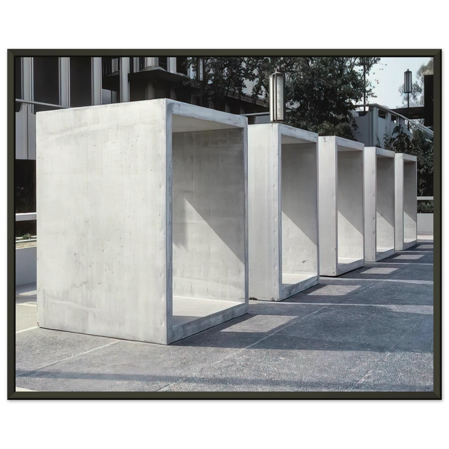 Donald Judd Untitled for Leo Castelli 1977 Framed Art Print - Aluminum Frame - 60x80 cm / 24x32 inches