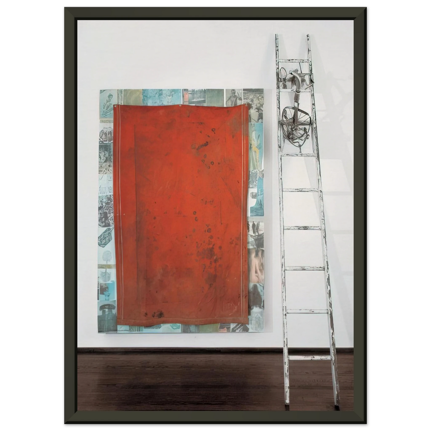 Robert Rauschenberg MANGO ICE CAVE SCALE 1977 Framed Art Print - Aluminum Frame - 60x80 cm / 24x32 inches