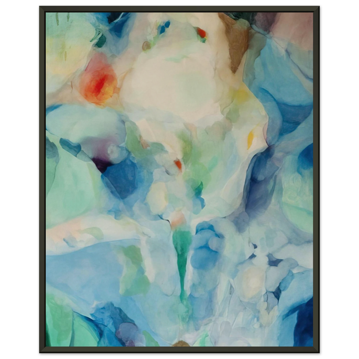 Alice Baber Before Songs Framed Art Print - Aluminum Frame - 70x100 cm / 28x40 inches