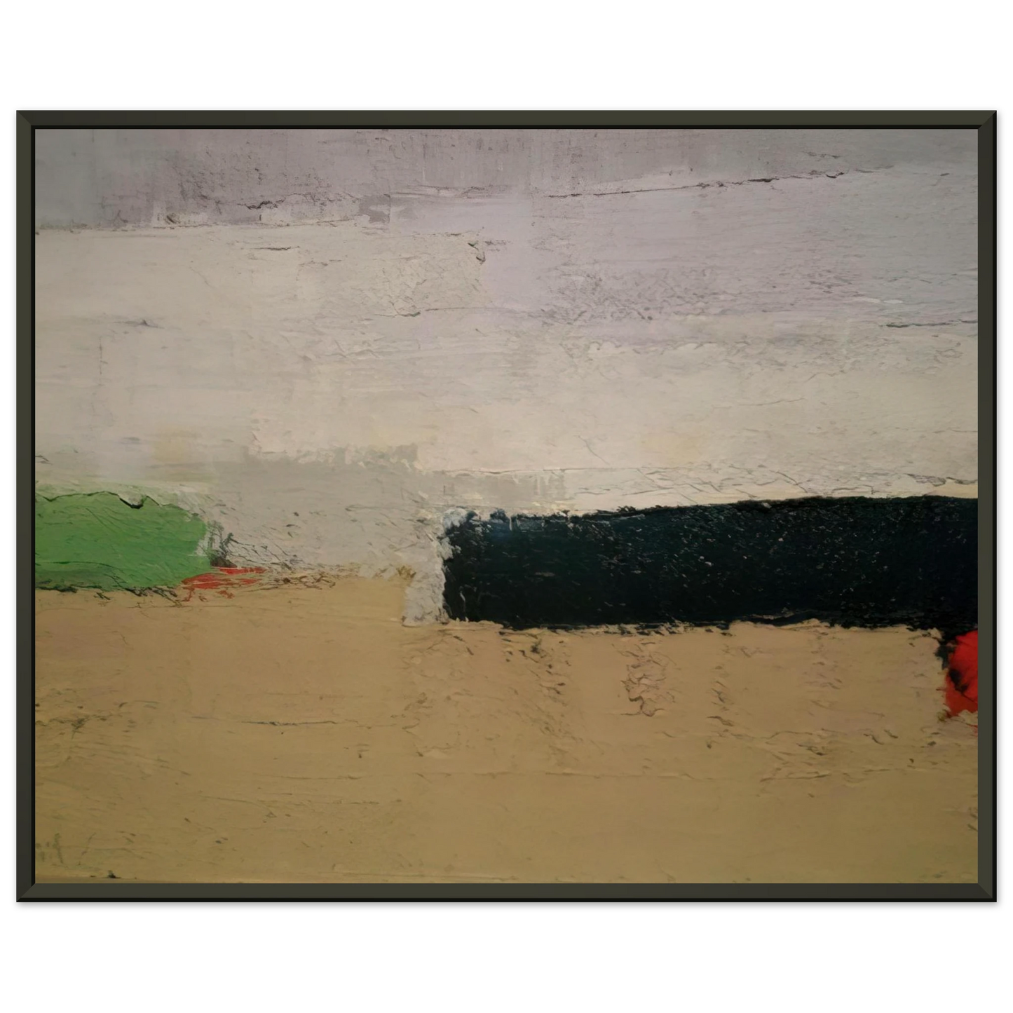 Nicolas de Stael Paysage 1952 Framed Art Print - Aluminum Frame - 60x80 cm / 24x32 inches