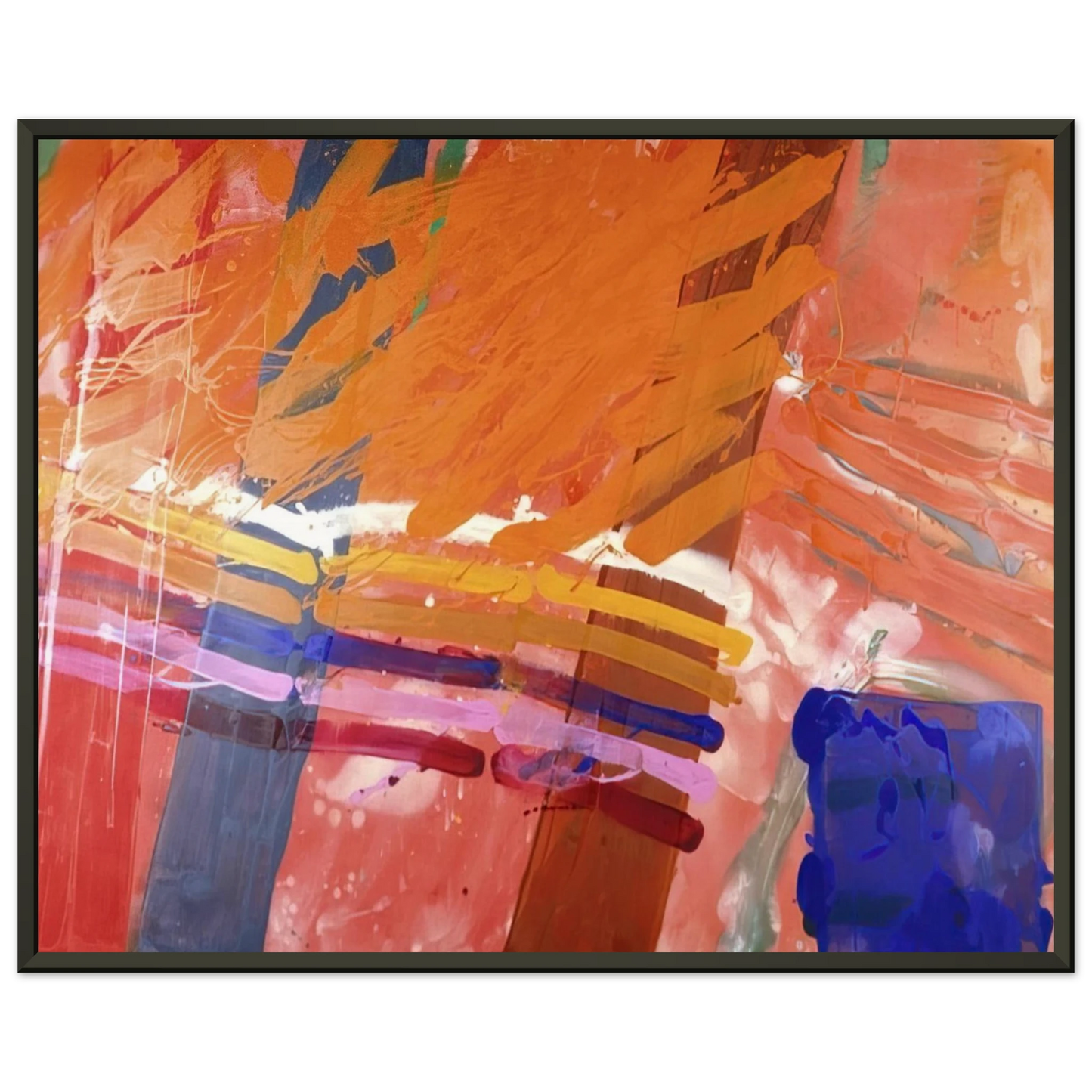 Albert Irvin Renfrew 1983 Framed Art Print - Aluminum Frame - 40x50 cm / 16x20 inches