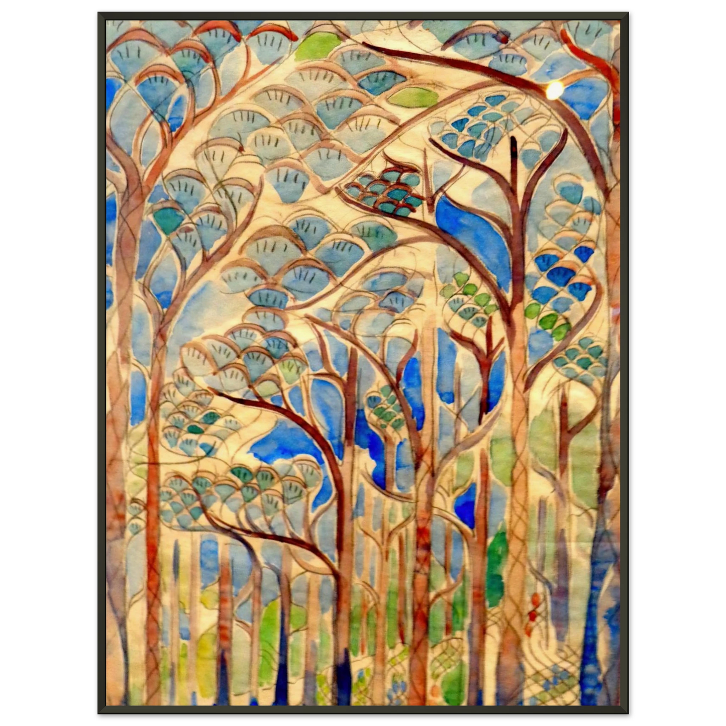 Walter Inglis Anderson Walter Anderson Framed Art Print - Aluminum Frame - 70x100 cm / 28x40 inches