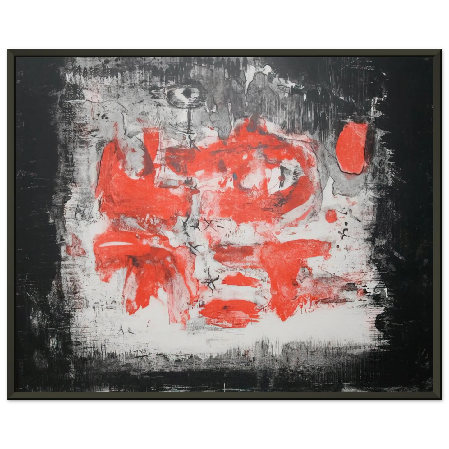 Zao WouKi UNTITLED 1956 1 Framed Art Print - Aluminum Frame - 40x50 cm / 16x20 inches