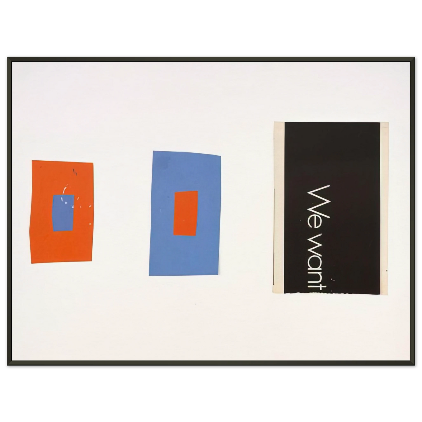 Ellsworth Kelly Tablet 105 Framed Art Print - Aluminum Frame - 40x50 cm / 16x20 inches