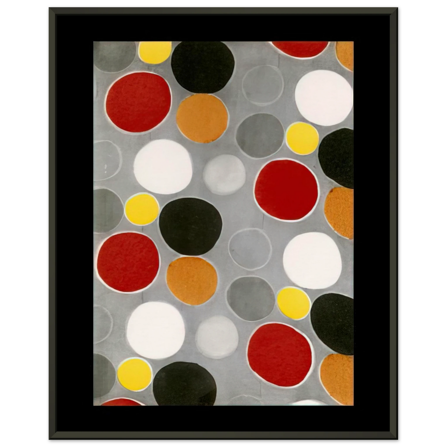 Sonia Delaunay FABRIC PATTERN Framed Art Print - Aluminum Frame - 40x50 cm / 16x20 inches