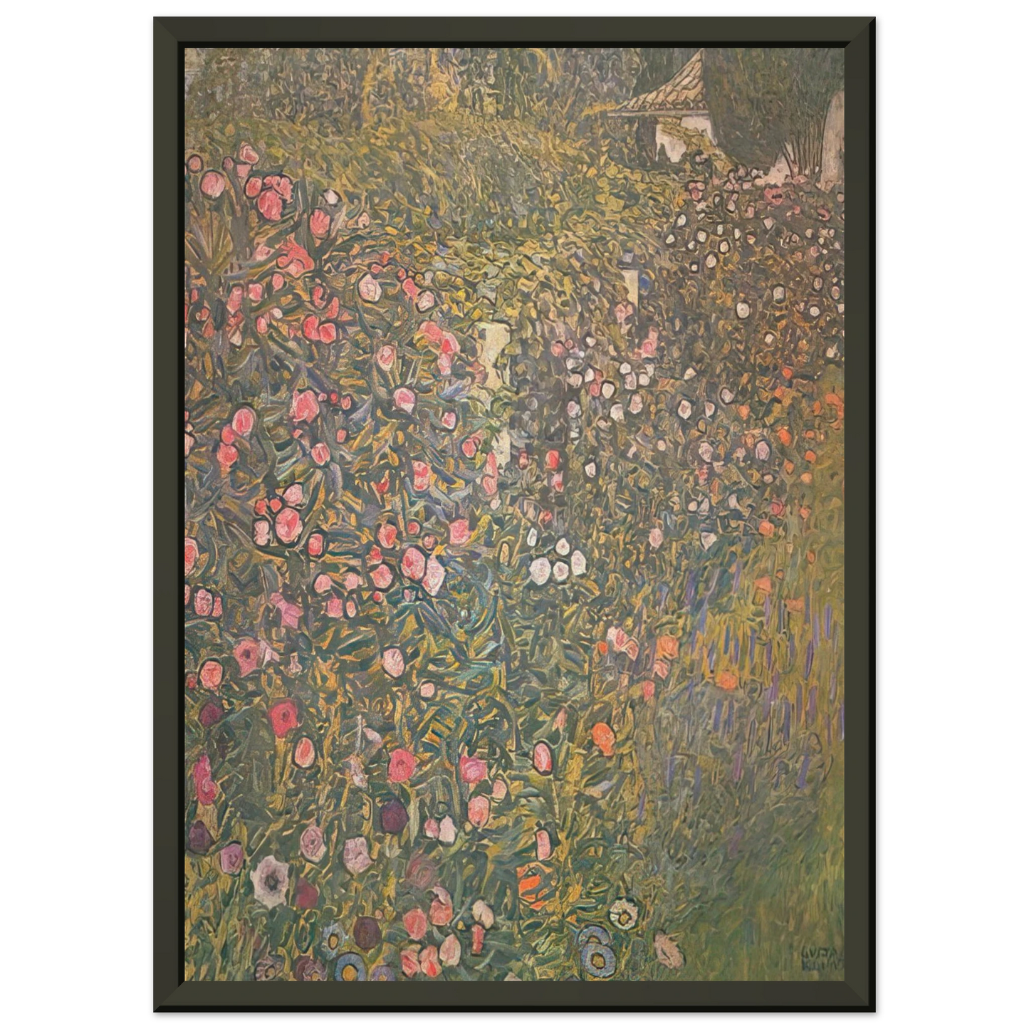 Gustav Klimt ITALIAN HORTICULTURAL LANDSCAPE Framed Art Print - Aluminum Frame - 60x80 cm / 24x32 inches
