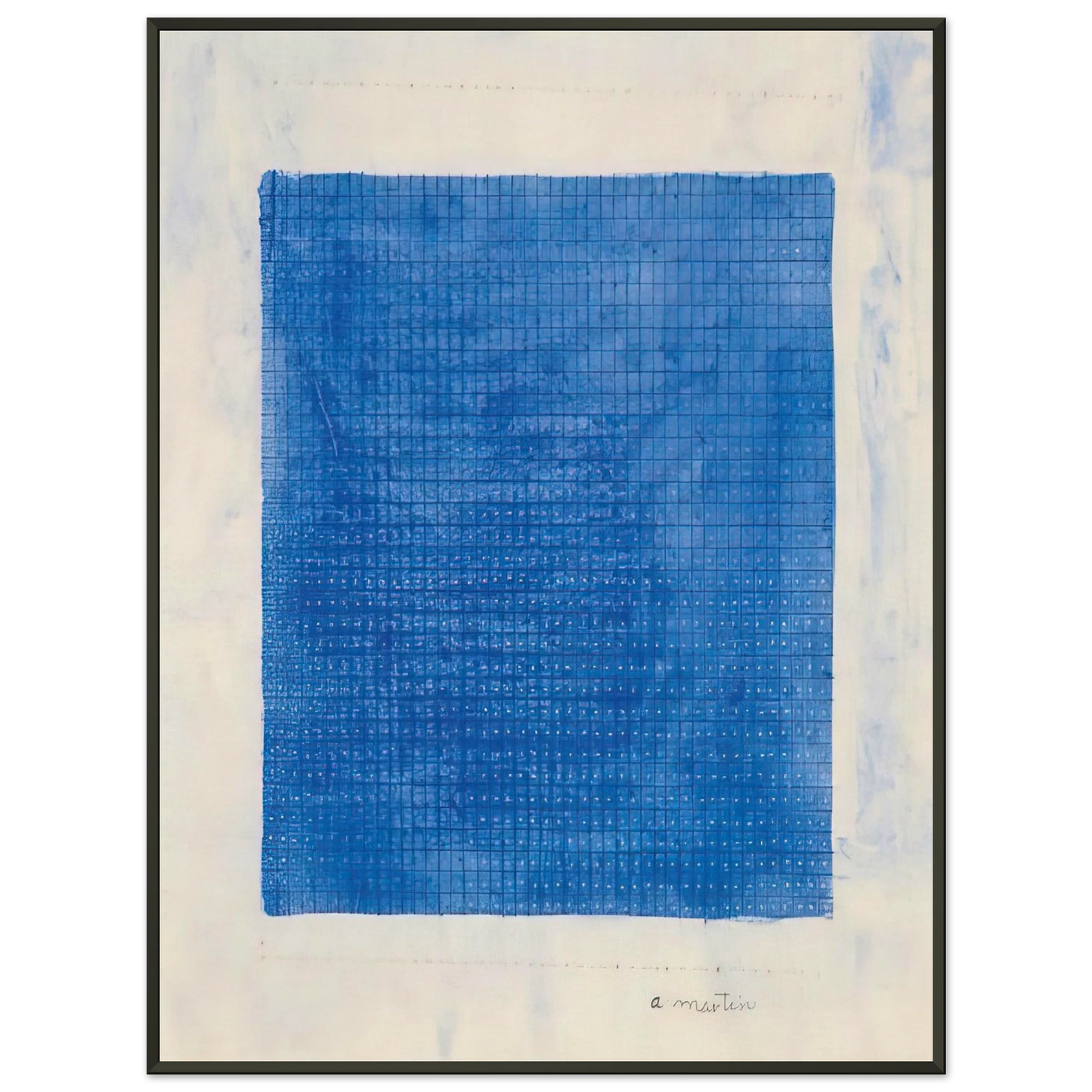 Agnes Martin Stars Framed Art Print - Aluminum Frame - 70x100 cm / 28x40 inches