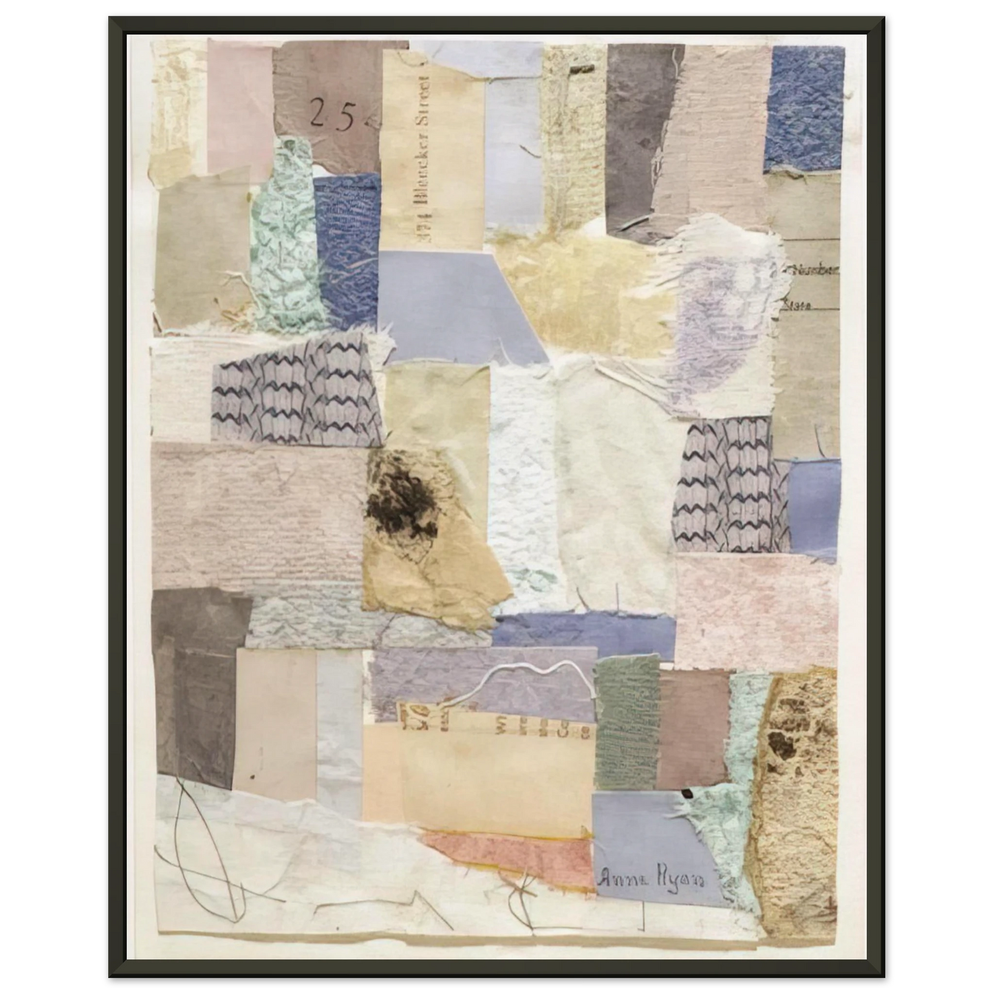 Anne Ryan Number 334 Abstract Expressionism Framed Art Print - Aluminum Frame - 70x100 cm / 28x40 inches