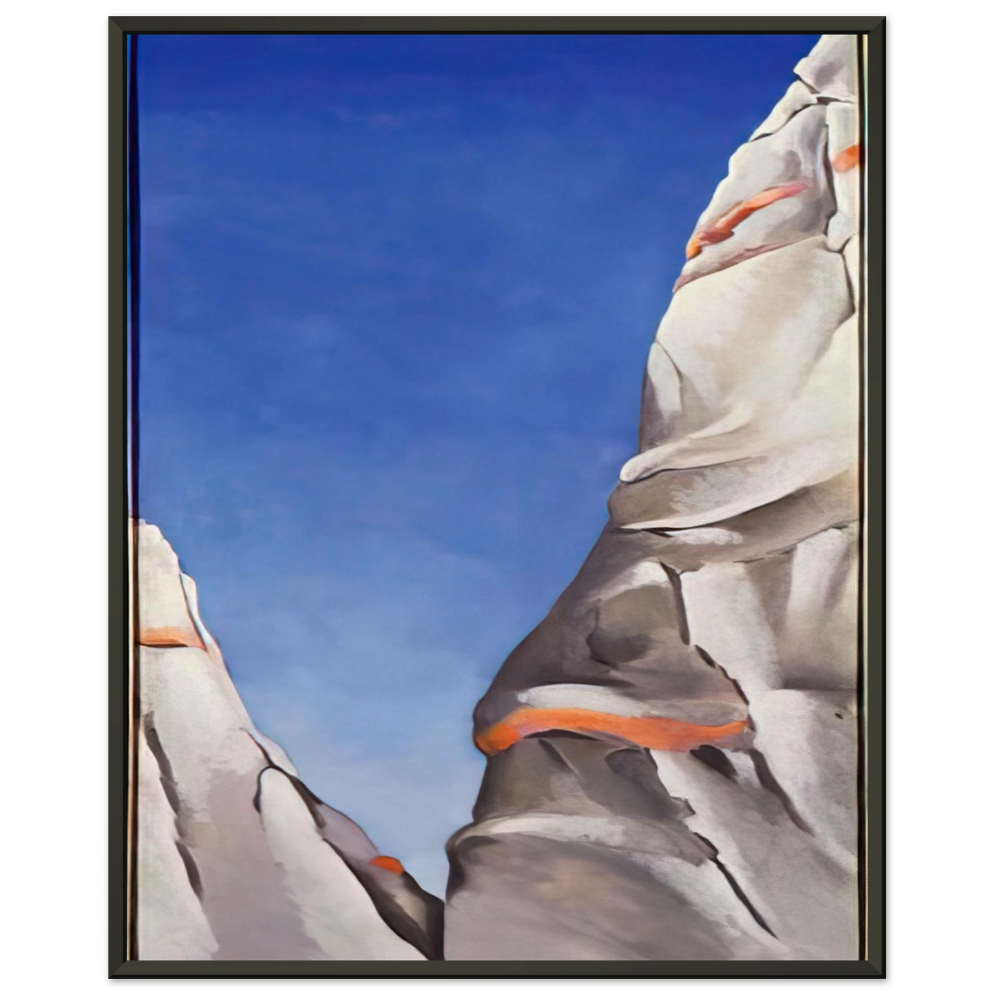 Georgia OKeeffe Blue Sky Framed Art Print - Aluminum Frame - 70x100 cm / 28x40 inches