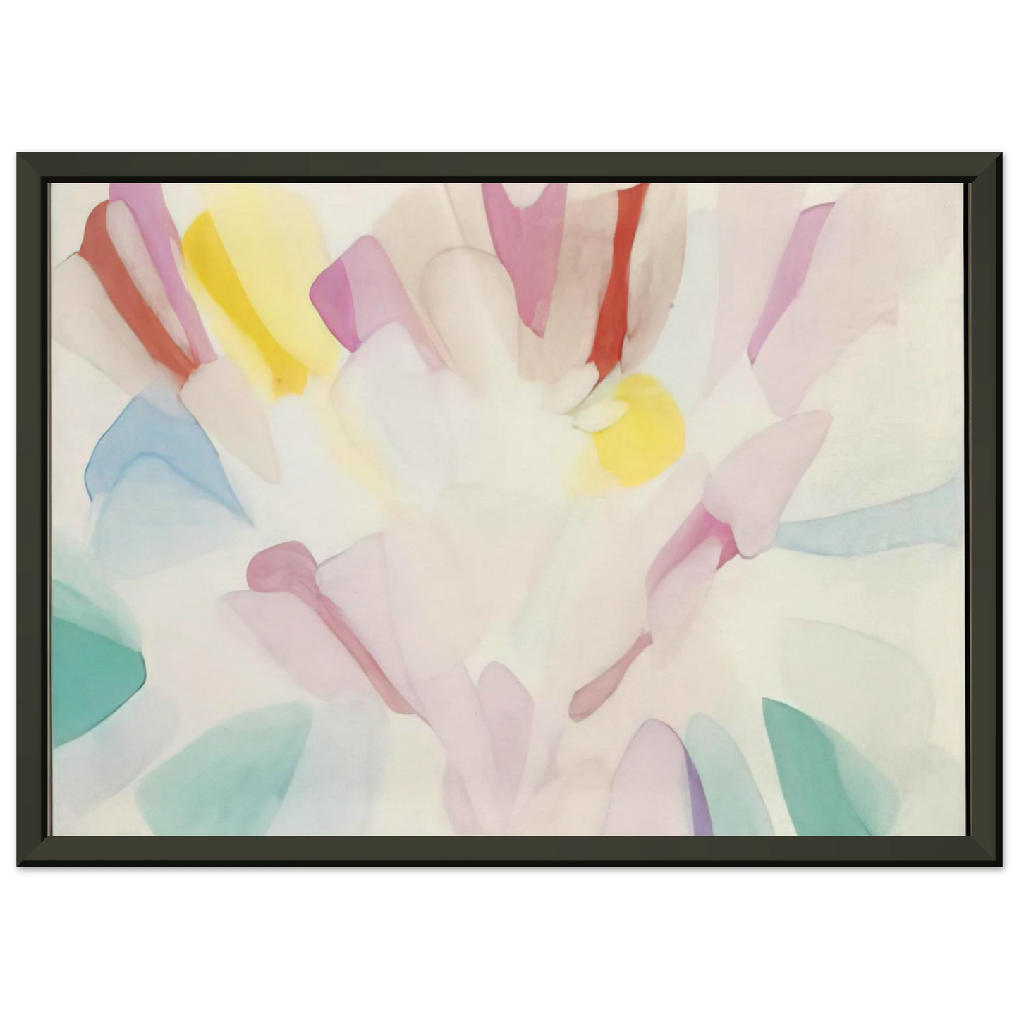 Alice Baber Music of the Jaguar Framed Art Print - Aluminum Frame - 70x100 cm / 28x40 inches