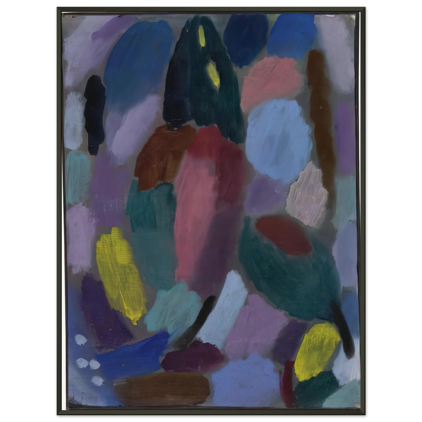 Alexej von Jawlensky VARIATION FIELD OF TULIPS 1916 Framed Art Print - Aluminum Frame - 70x100 cm / 28x40 inches