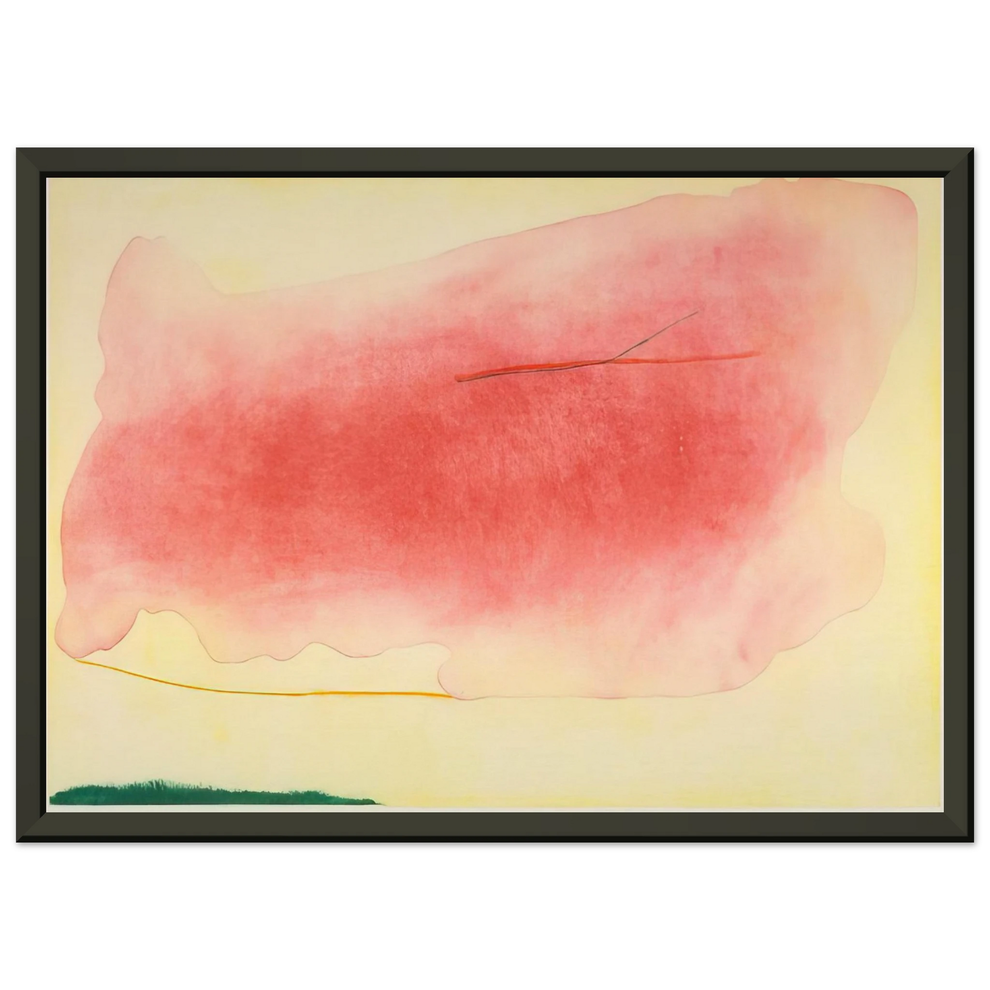 Helen Frankenthaler  Nepenthe  1972 Framed Art Print  - Aluminum Frame - 40x50 cm / 16x20 inches