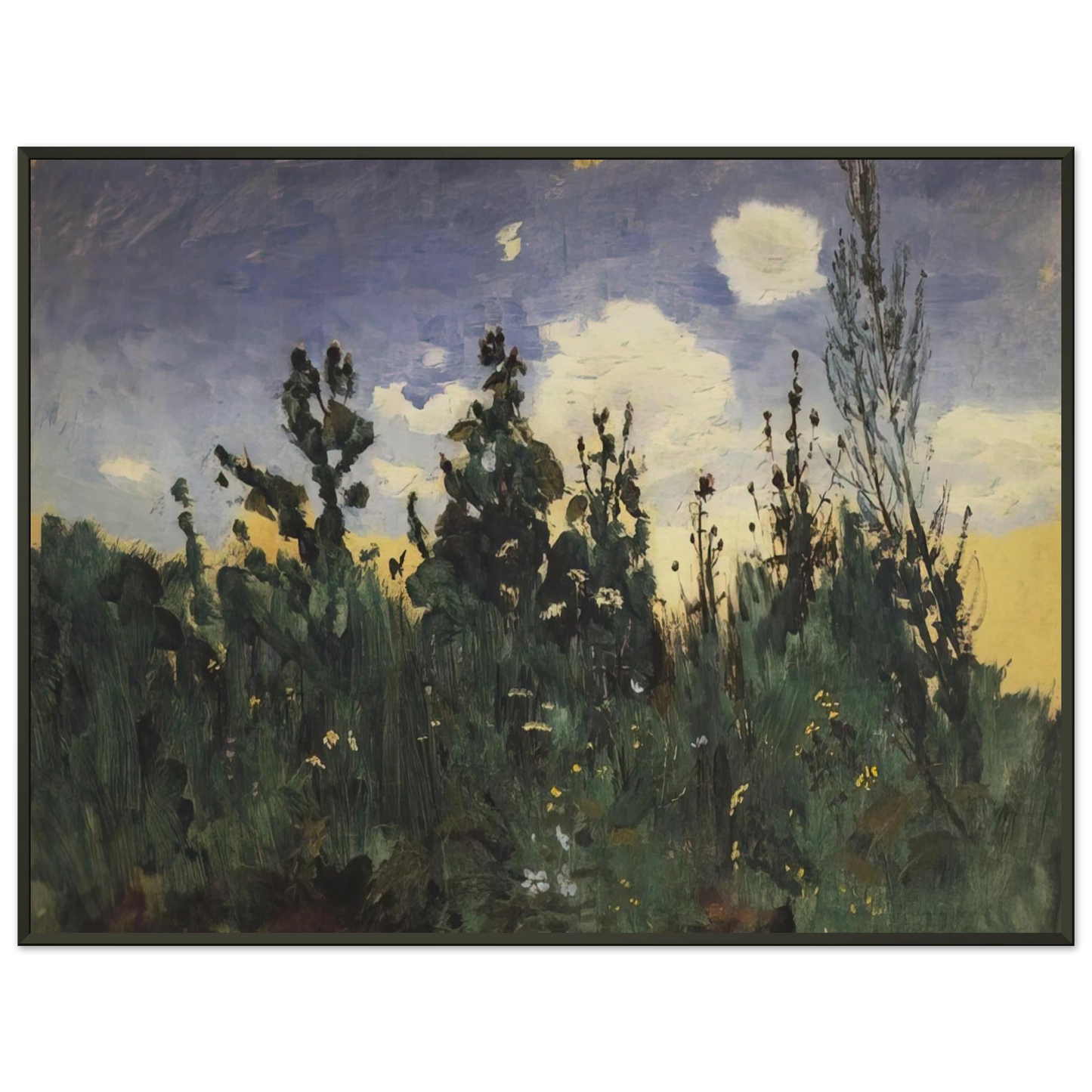 Arkhyp Kuindzhi Wild grass Framed Art Print - Aluminum Frame - 60x80 cm / 24x32 inches