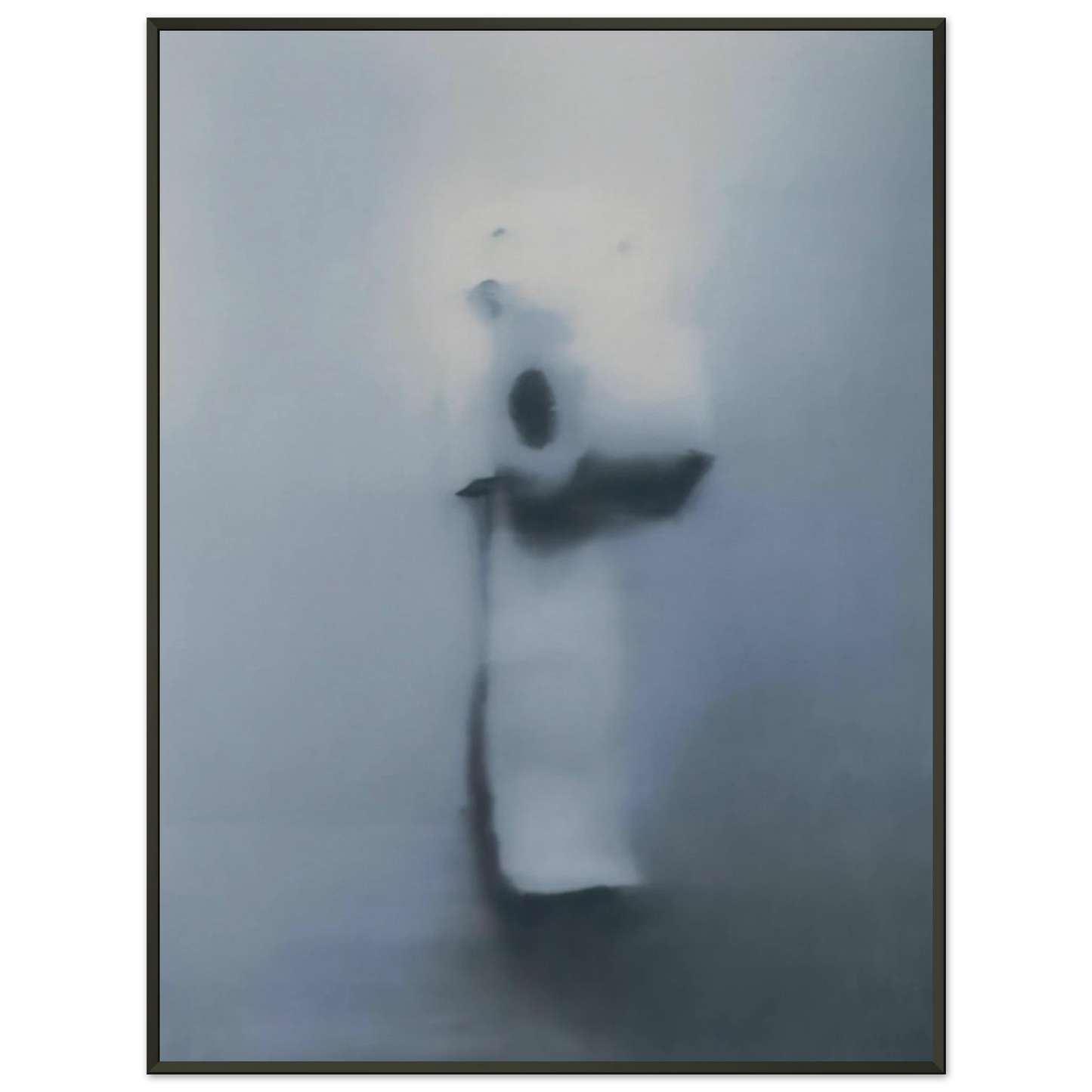 Gerhard Richter TOILET PAPER Framed Art Print - Aluminum Frame - 60x80 cm / 24x32 inches