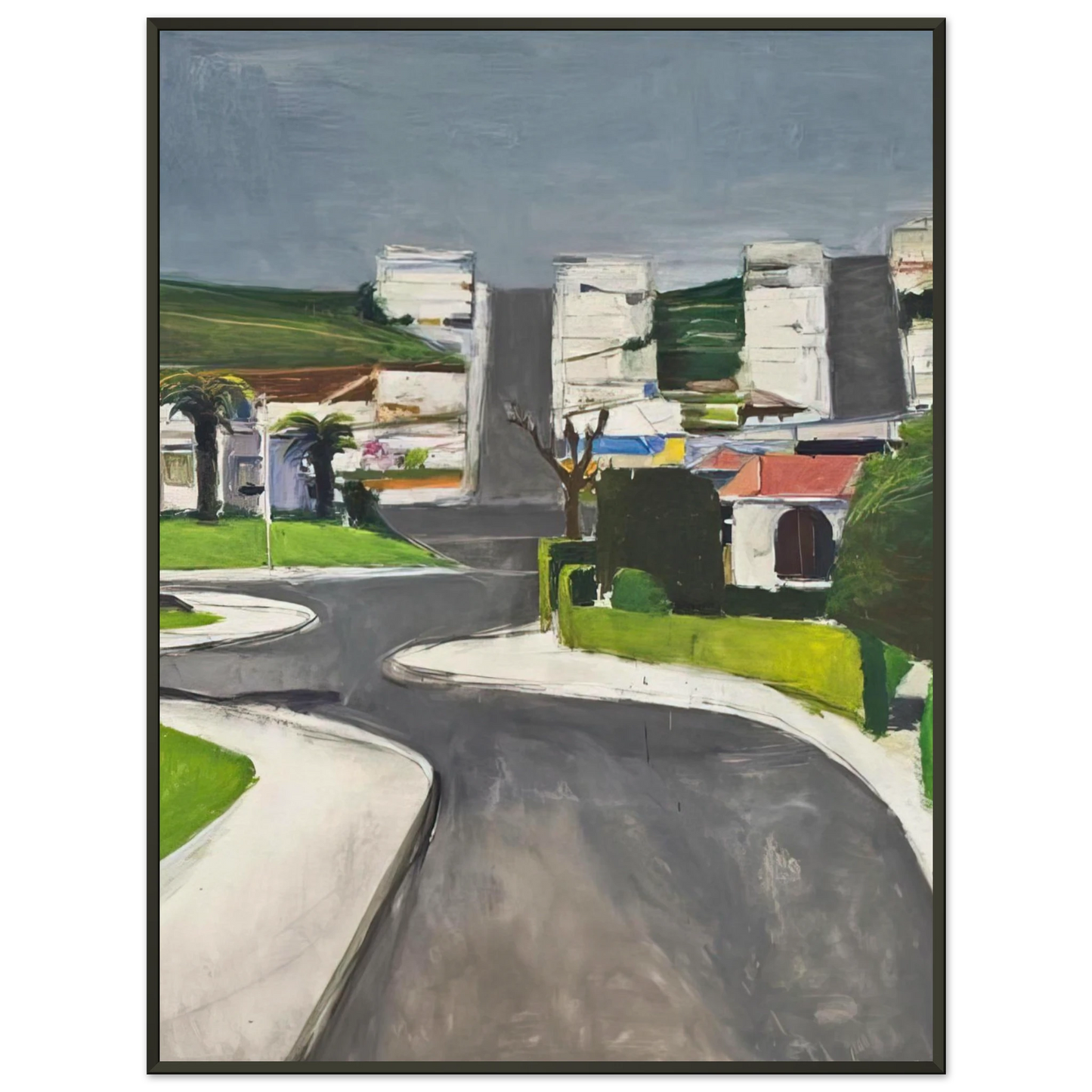 Richard Diebenkorn Ingleside Framed Art Print - Aluminum Frame - 40x50 cm / 16x20 inches